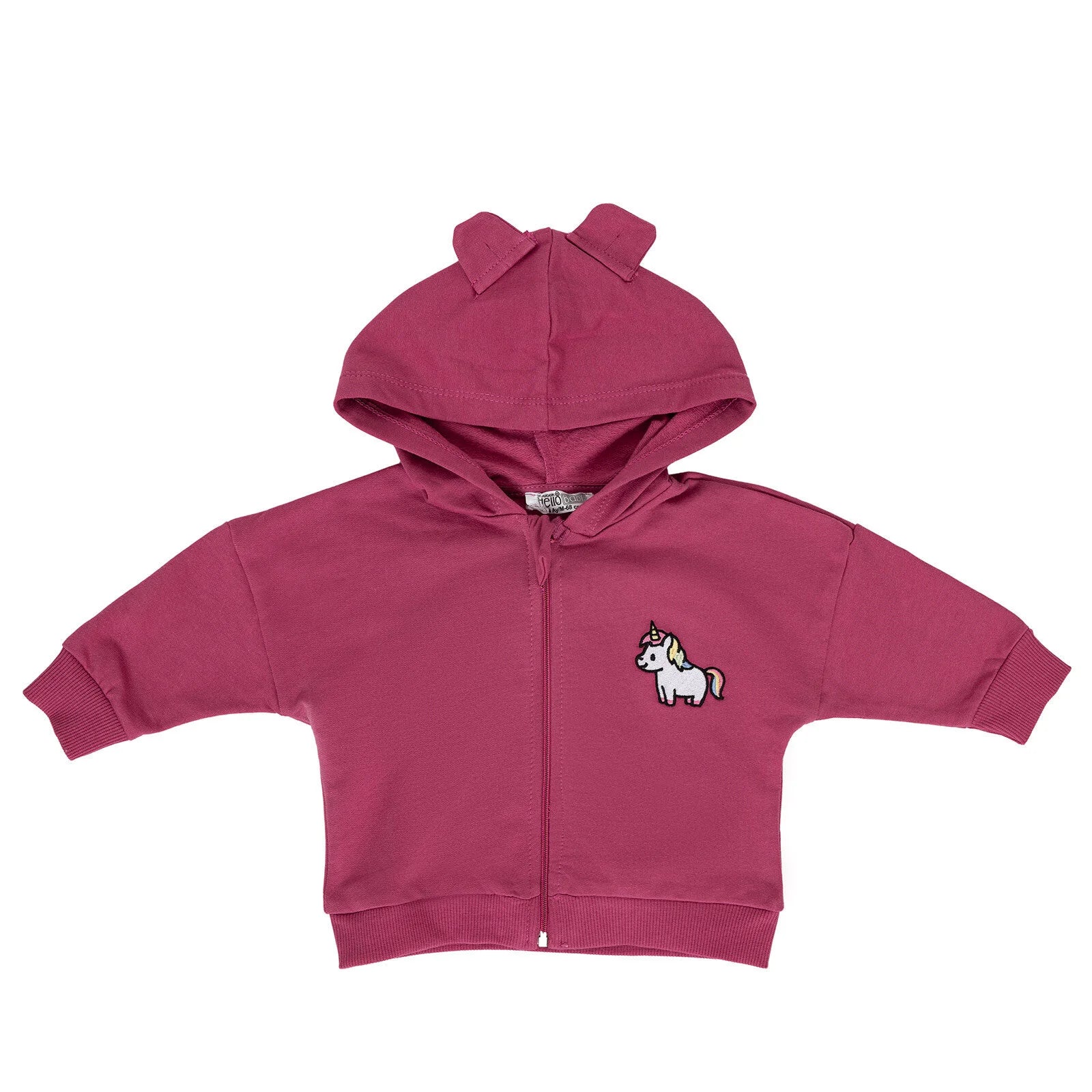 HelloBaby Newborn Girl Cardigan - Damson - ebebek - Black Friday