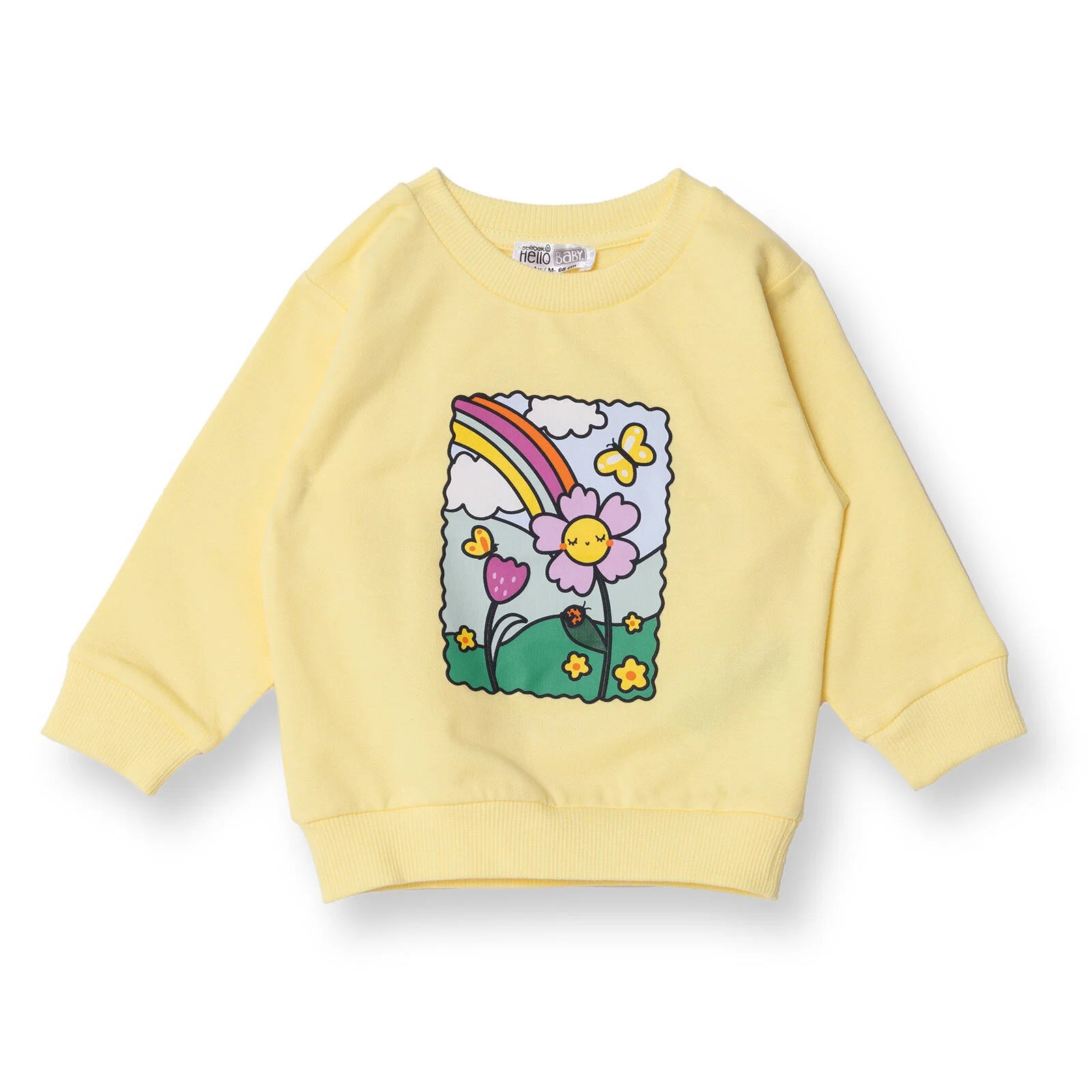 HelloBaby Sweatshirt - Yellow - ebebek - Black Friday