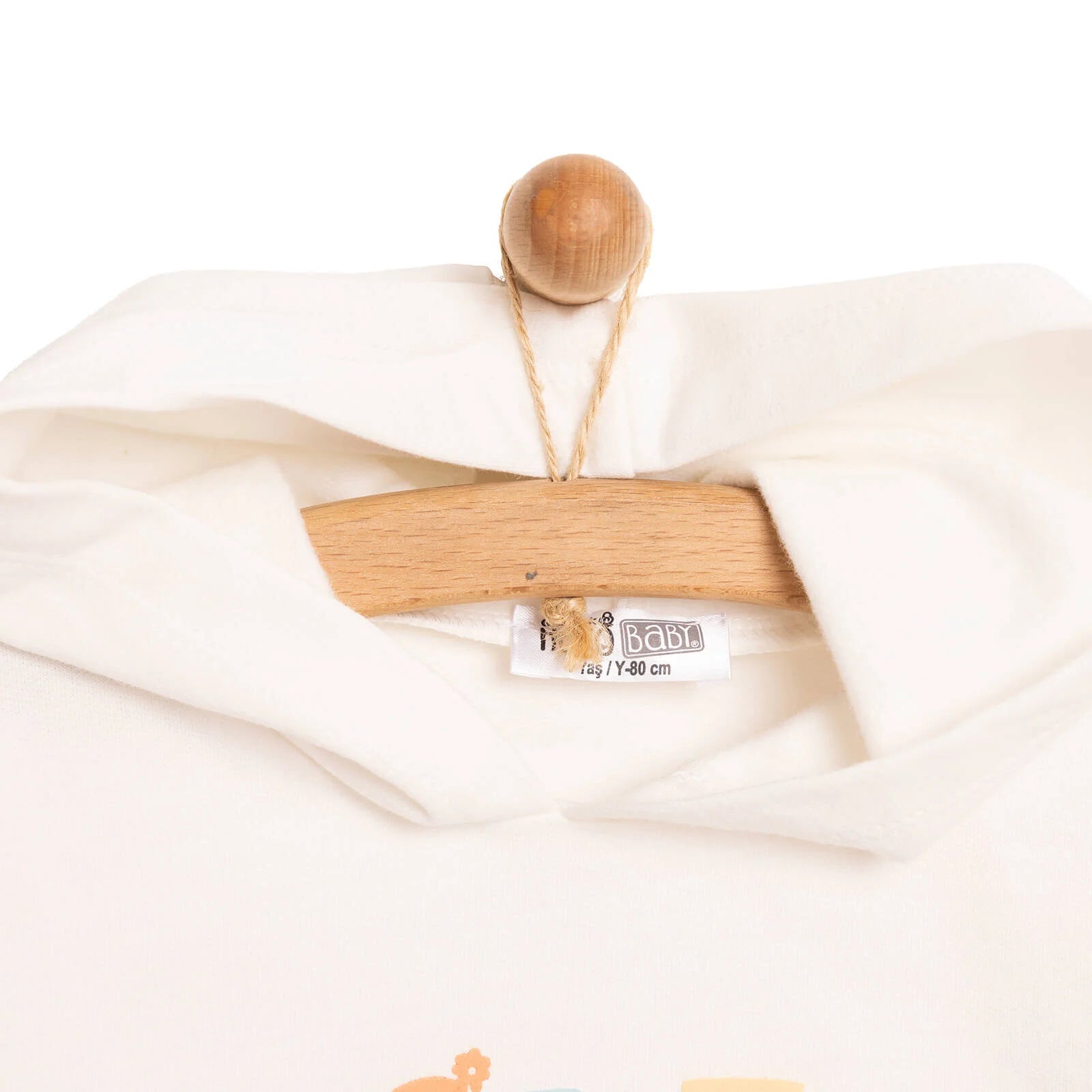 HelloBaby Baby Girl Sweatshirt Footless Bottom - Ecru - ebebek - Black Friday