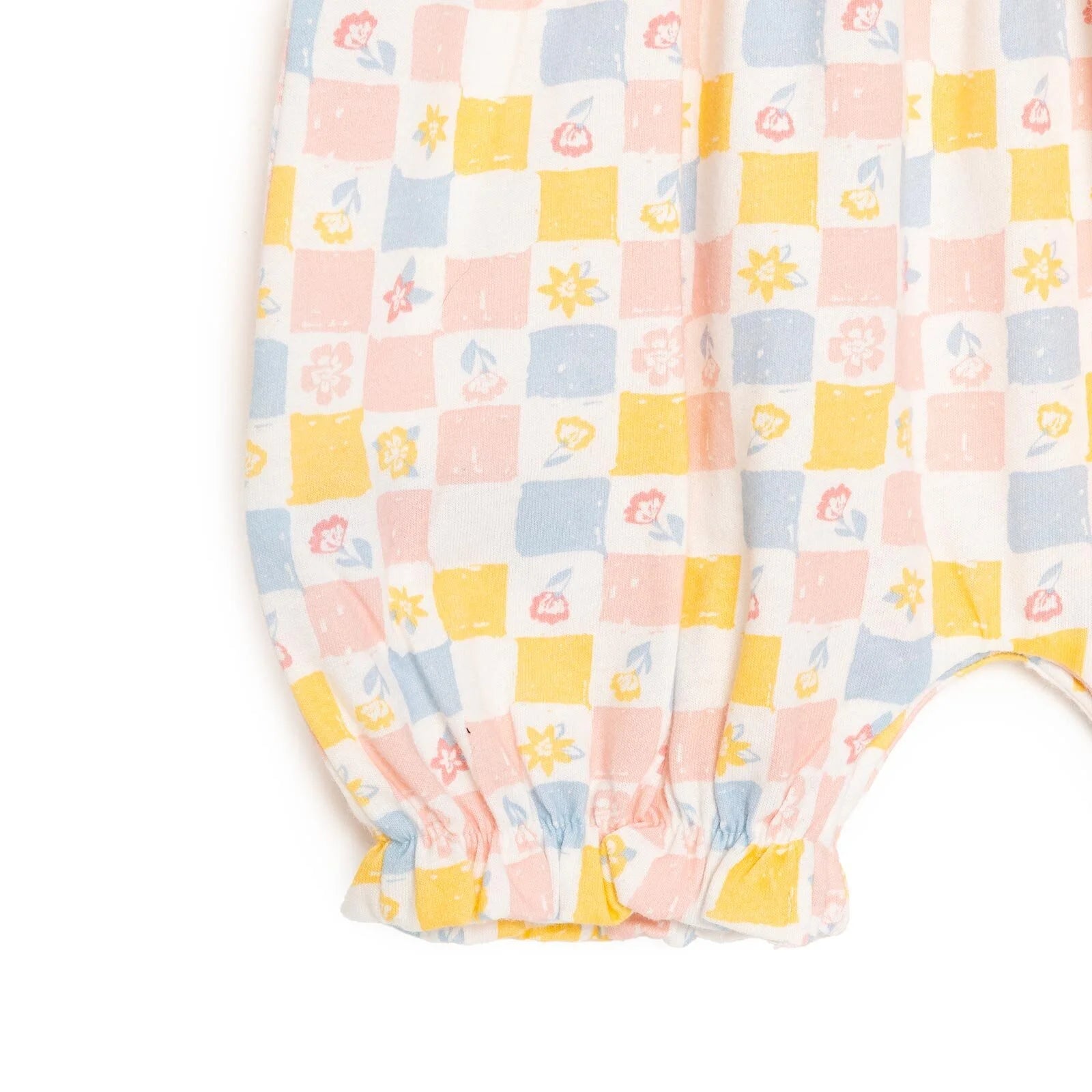 HelloBaby Flowers Girl Short Overalls - Printed - ebebek - Black Friday