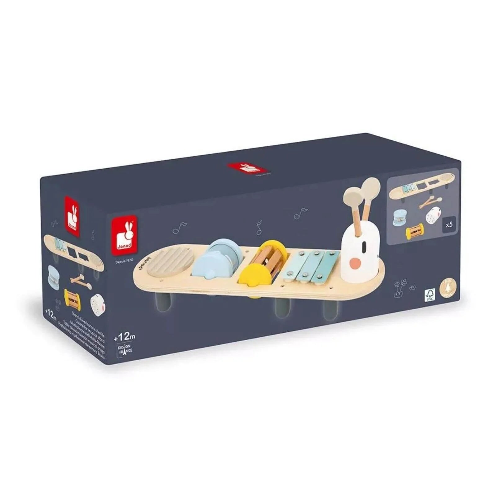 Janod Sweet Cocoon Caterpillar Sound Awakening Stand - ebebek - Black Friday