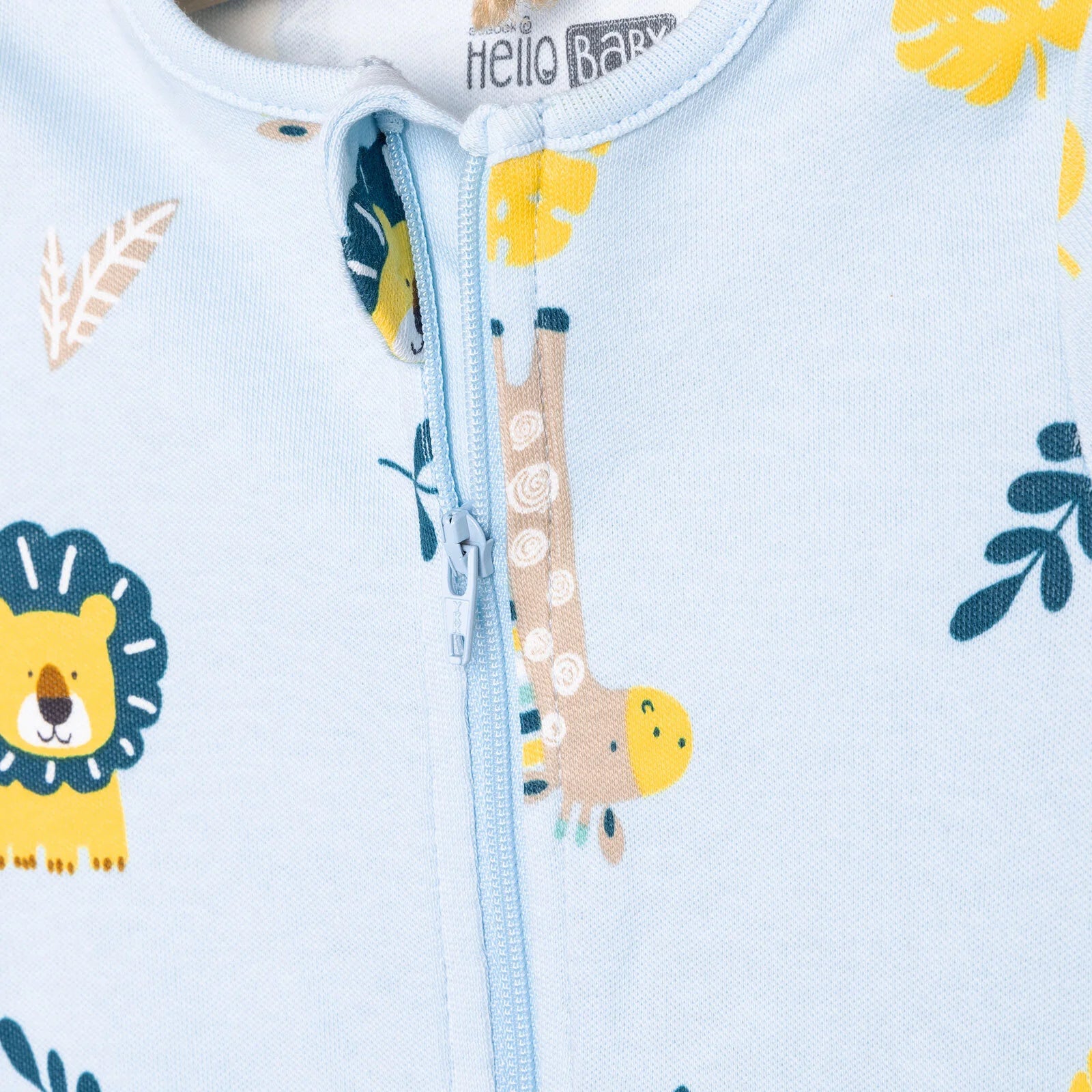 HelloBaby Footed Jumpsuit - Light Blue - ebebek - Black Friday