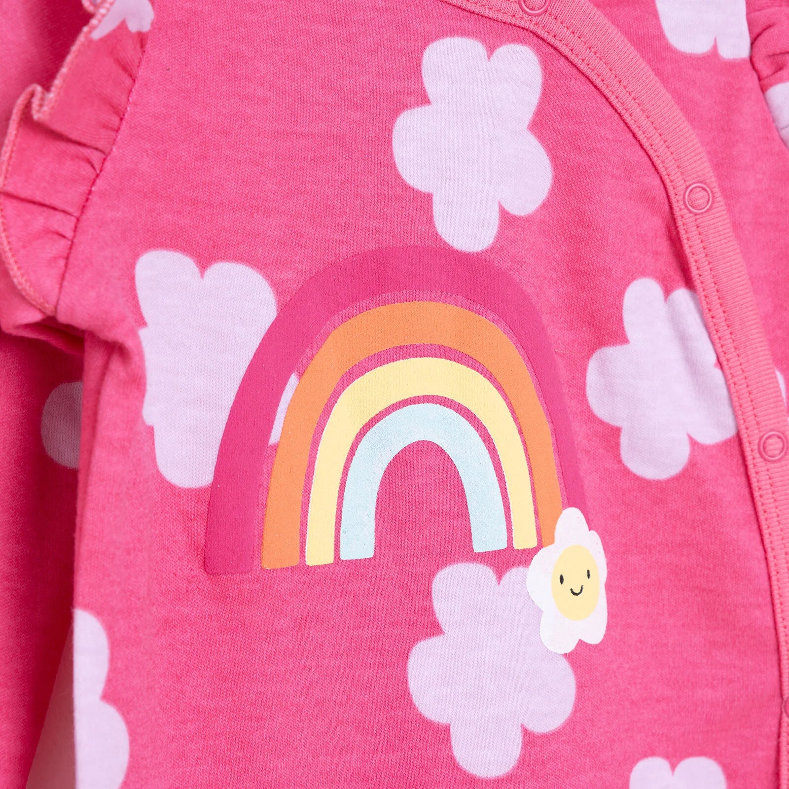 HelloBaby Newborn Girl Footed Jumpsuit - Pink - ebebek - Black Friday