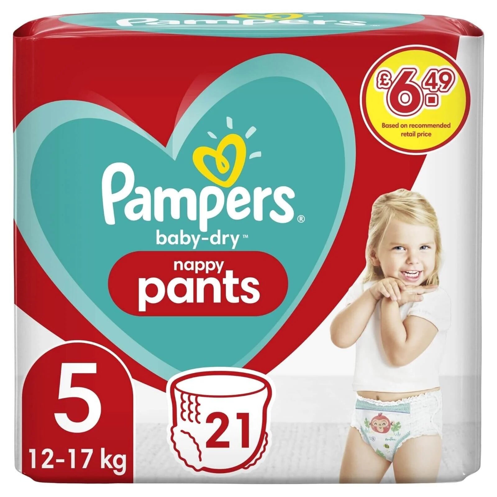 Pampers Baby Dry Pants Size 5 - 21 nappies - ebebek - Black Friday