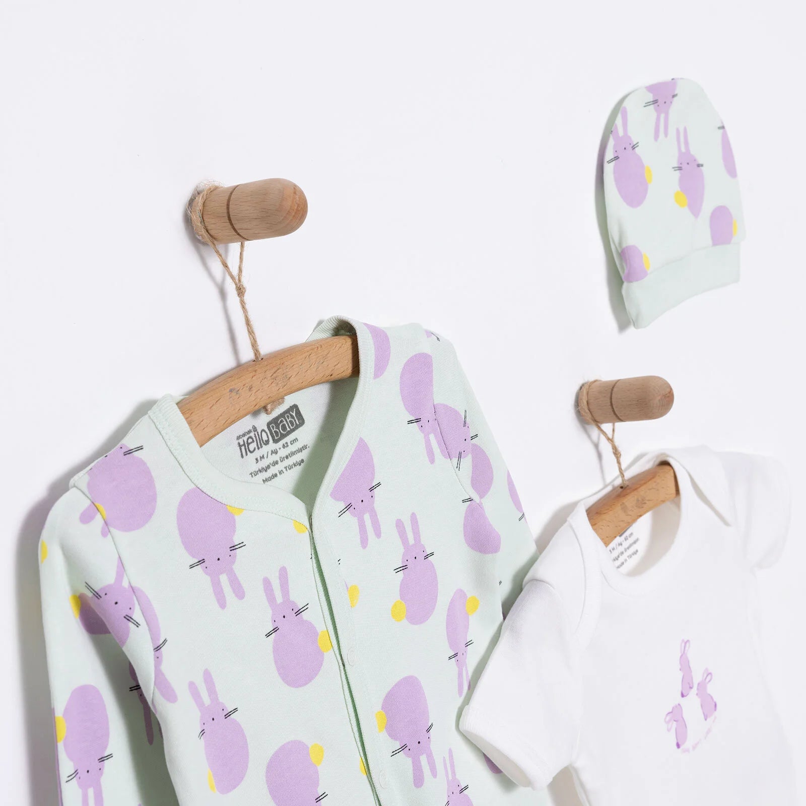 HelloBaby Newborn Baby Cute Elephant Jumpsuit - Ecru - ebebek - Black Friday