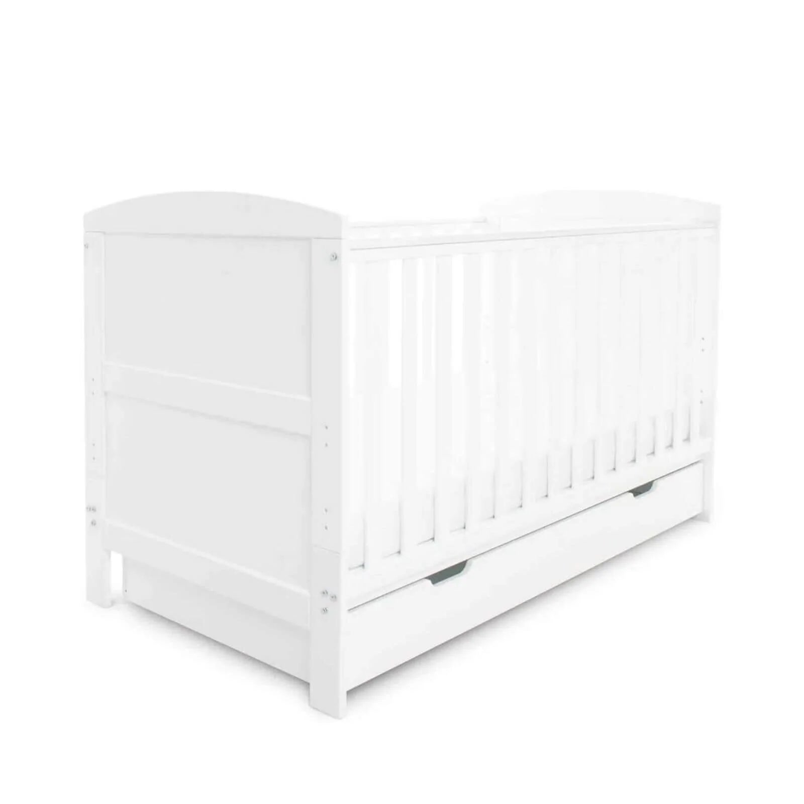 Ickle Bubba Coleby Classic Cot Bed & Under Drawer White - Premium Sprung Mattress - ebebek - Black Friday