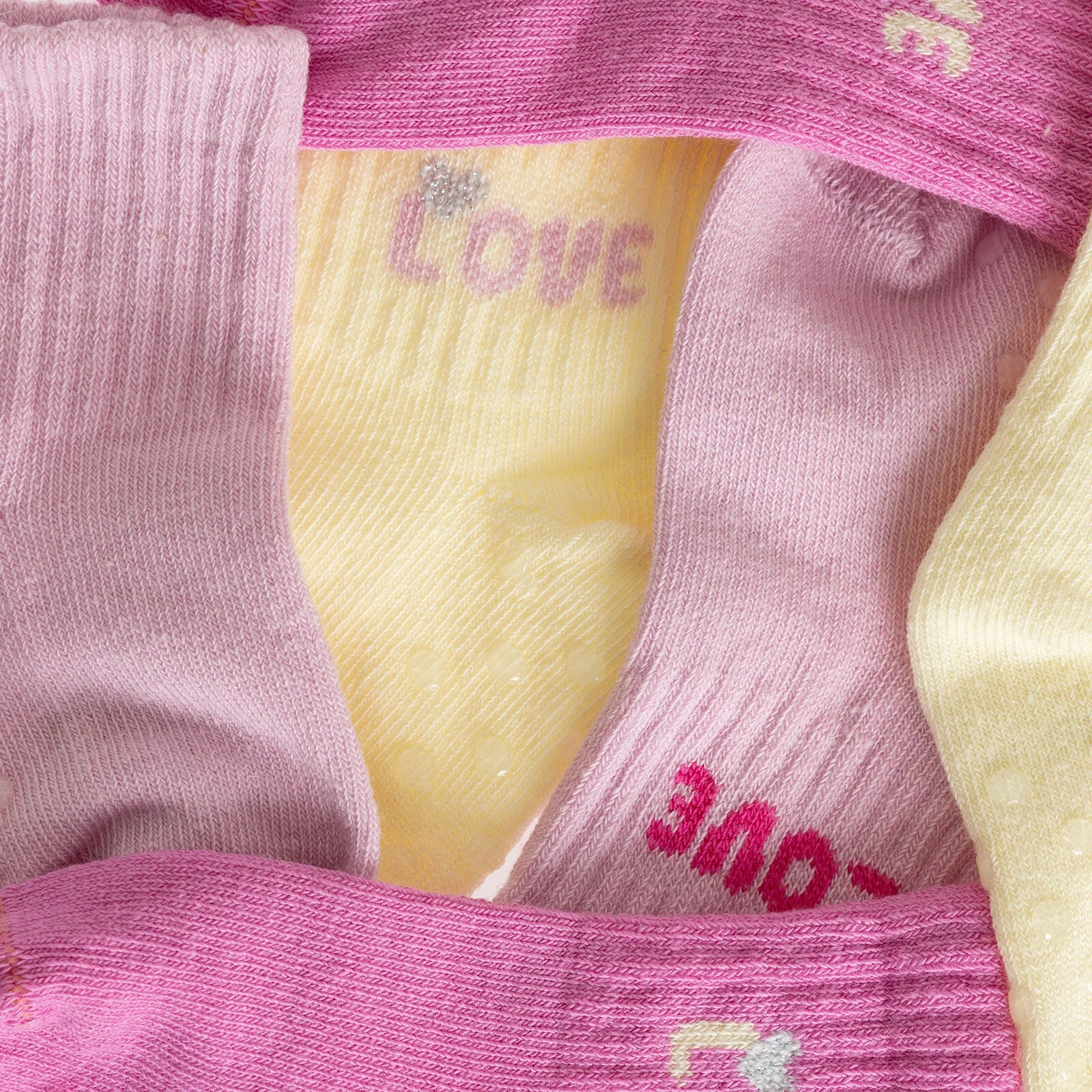 HelloBaby Baby Girl Non - Slip Pack of 3 Socks - Pink - ebebek - Black Friday