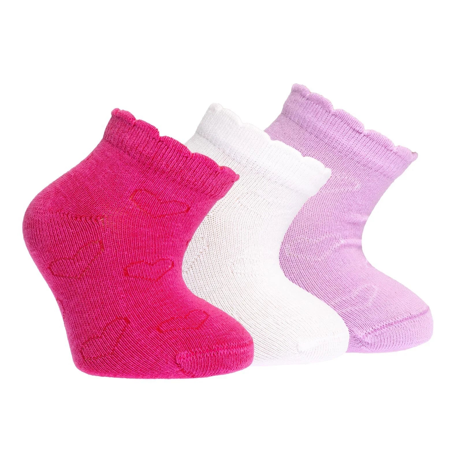 HelloBaby Baby Girl Socks 3 pcs - Purple - ebebek - Black Friday