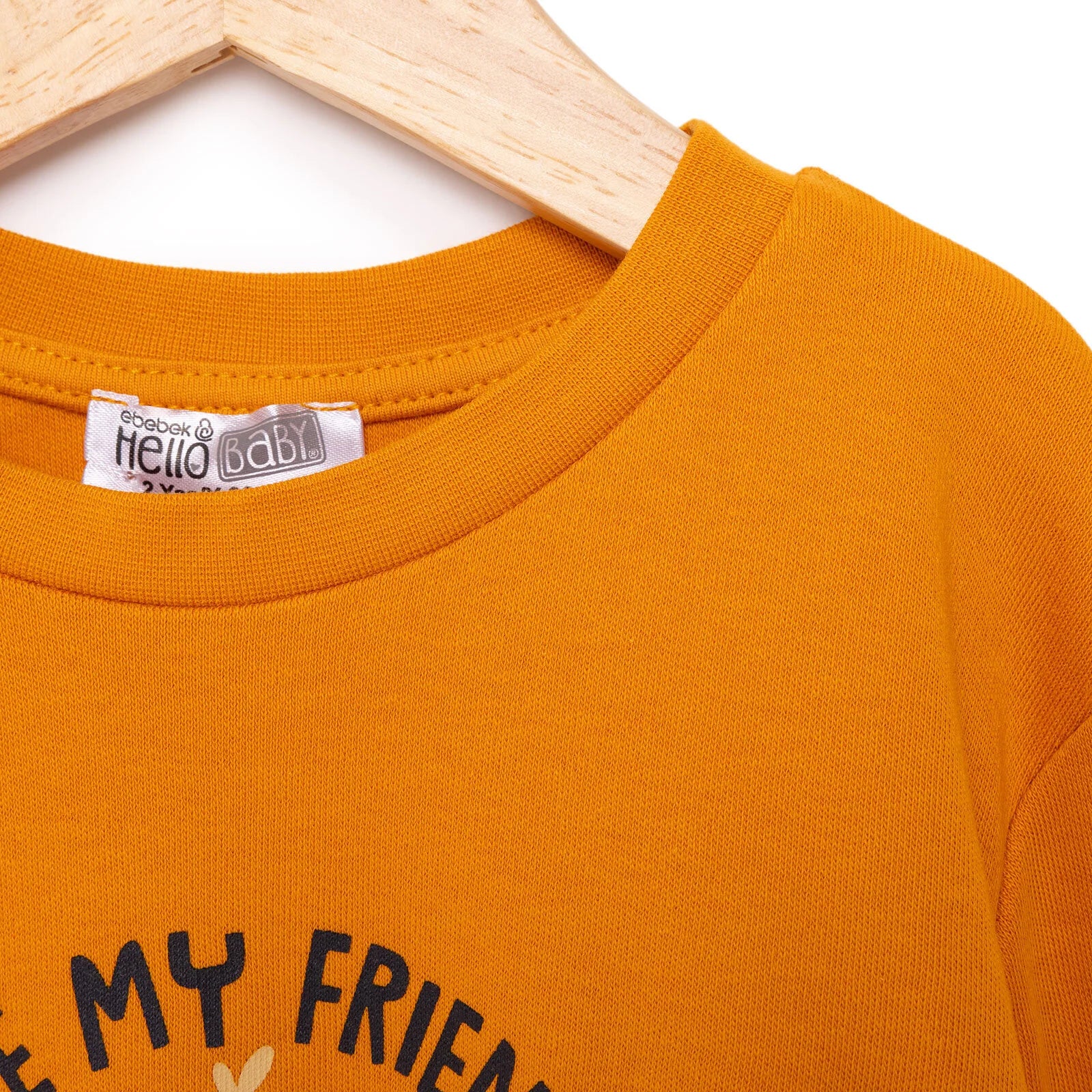 HelloBaby Basic Boy Bear Printed Jogging - Ginger - ebebek - Black Friday