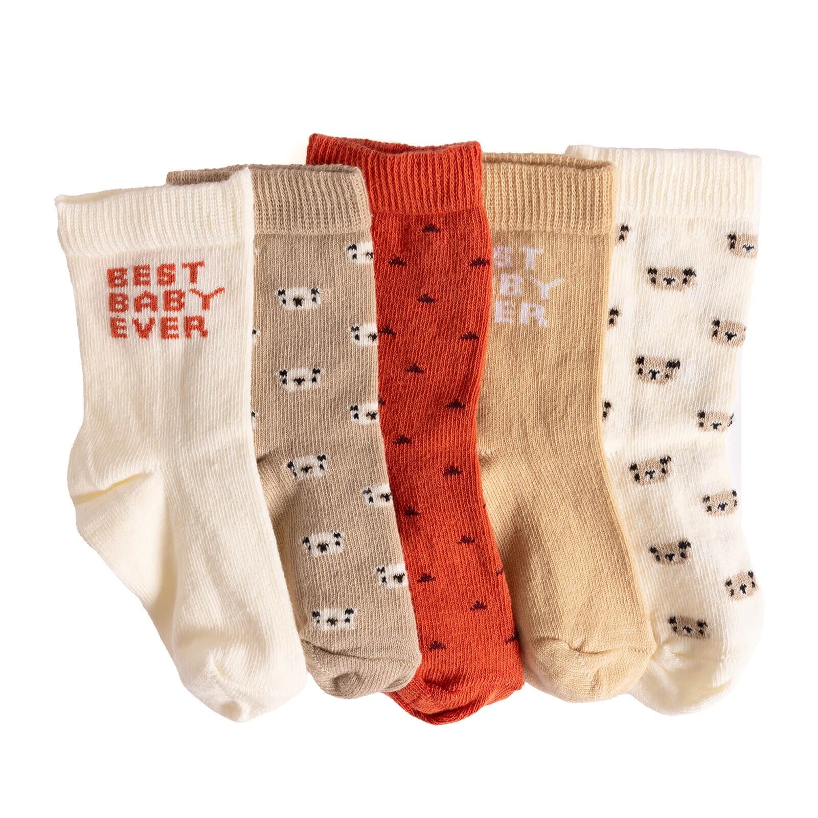 HelloBaby Pack of 5 Socks - Beige - ebebek - Black Friday