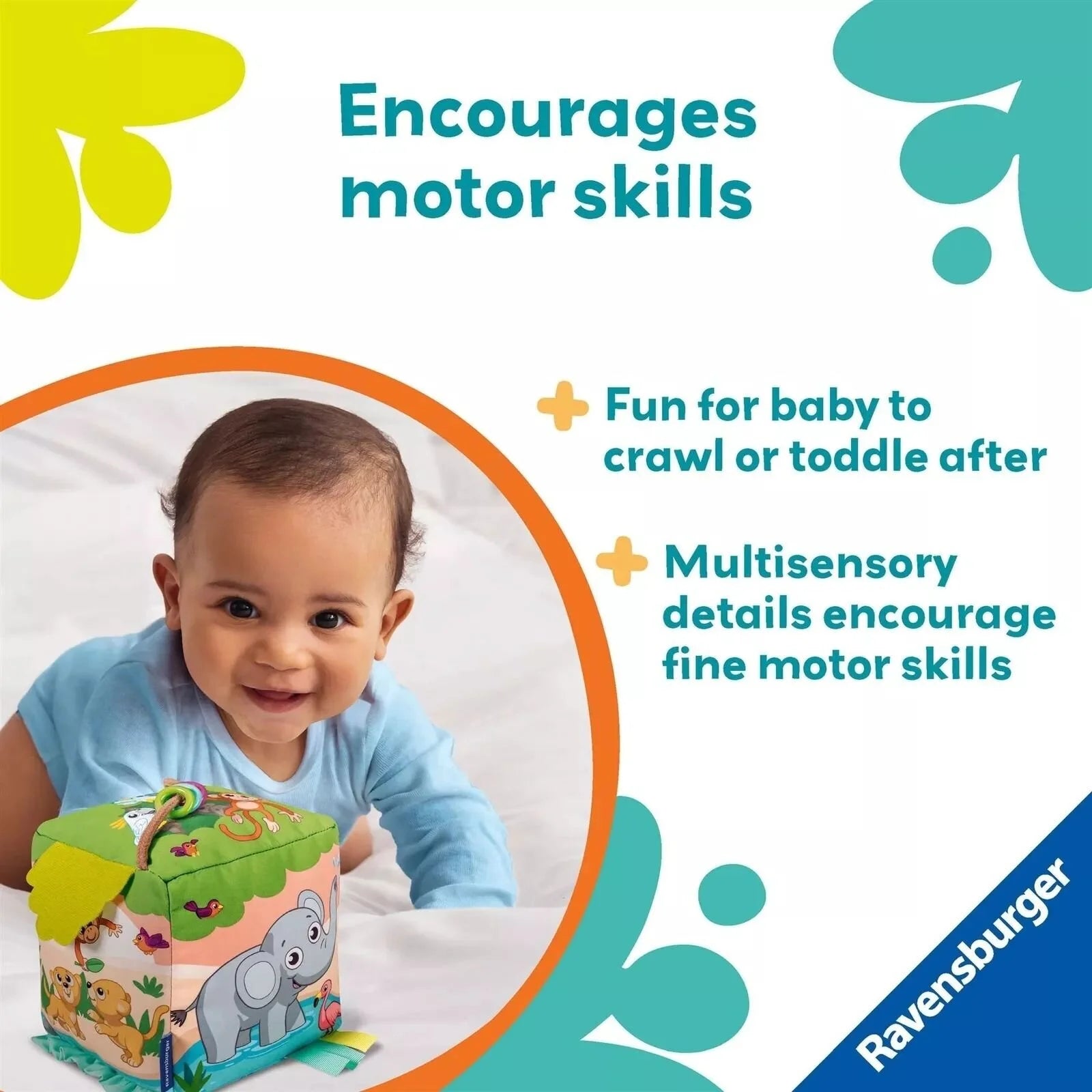 Play+ Roll & Play Sound Cube Wild Animals - ebebek - Black Friday