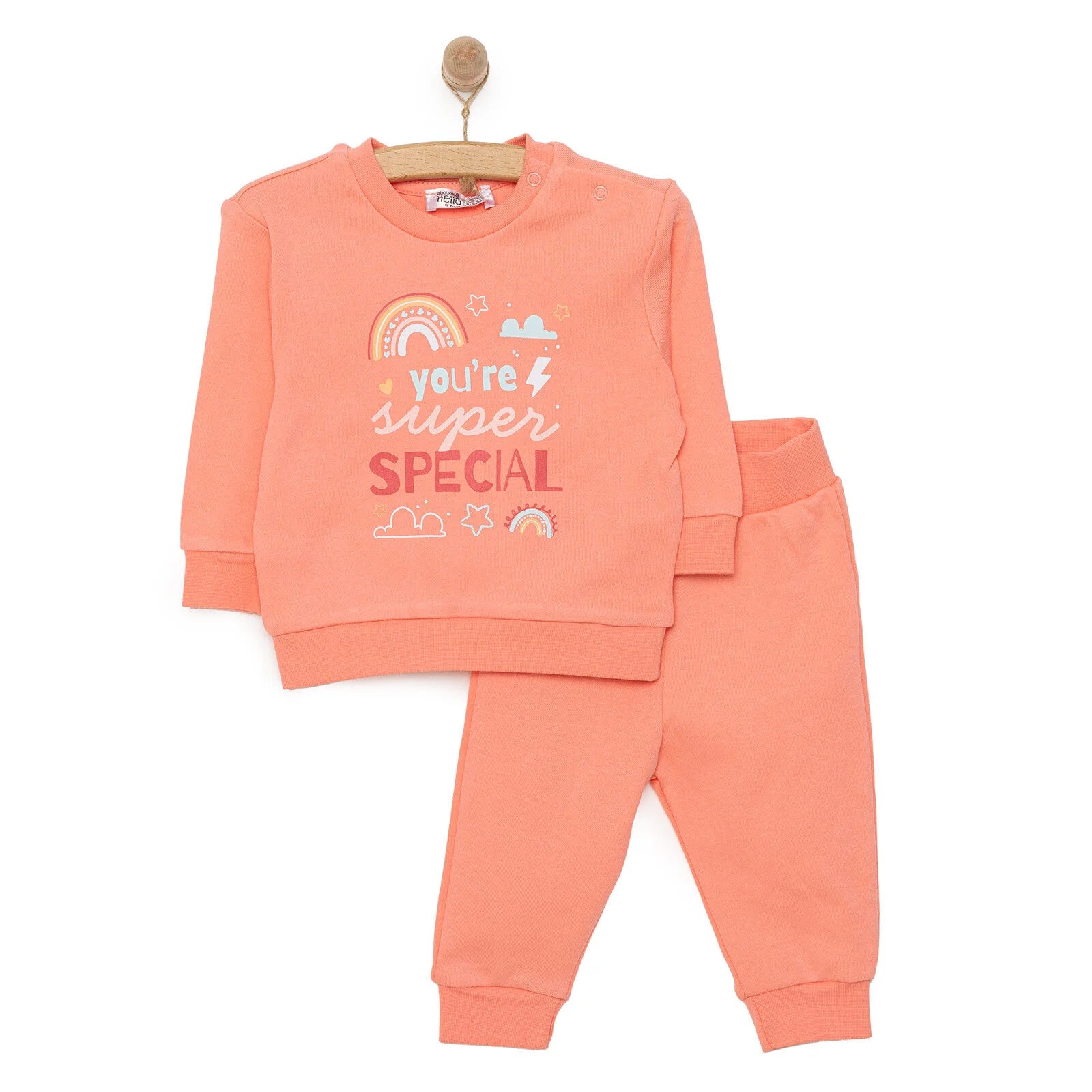 HelloBaby Basic Baby Girl Joggers - Coral - ebebek - Black Friday