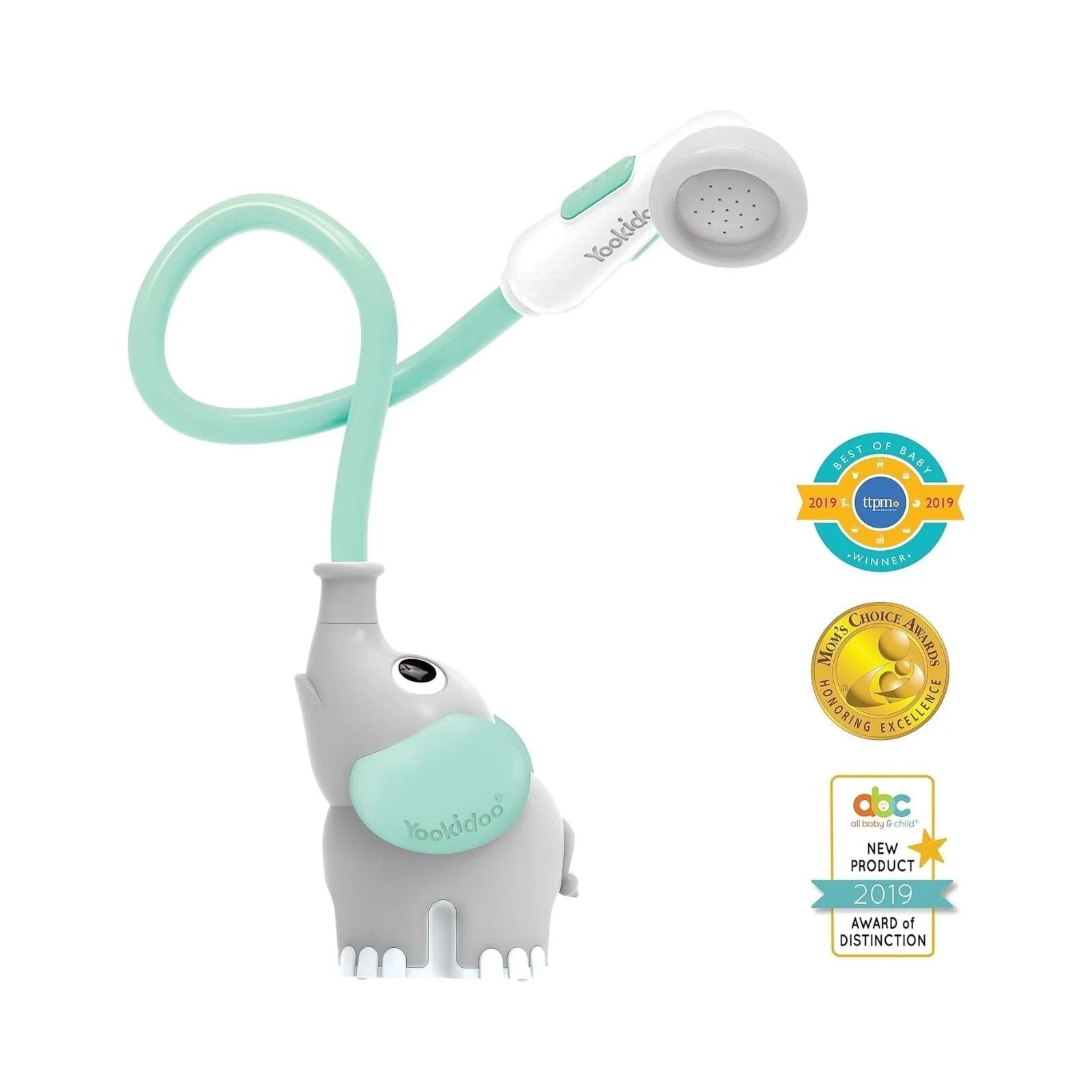 Yookidoo Baby Shower Bath Toy Elephant - Turquoise - ebebek - Black Friday
