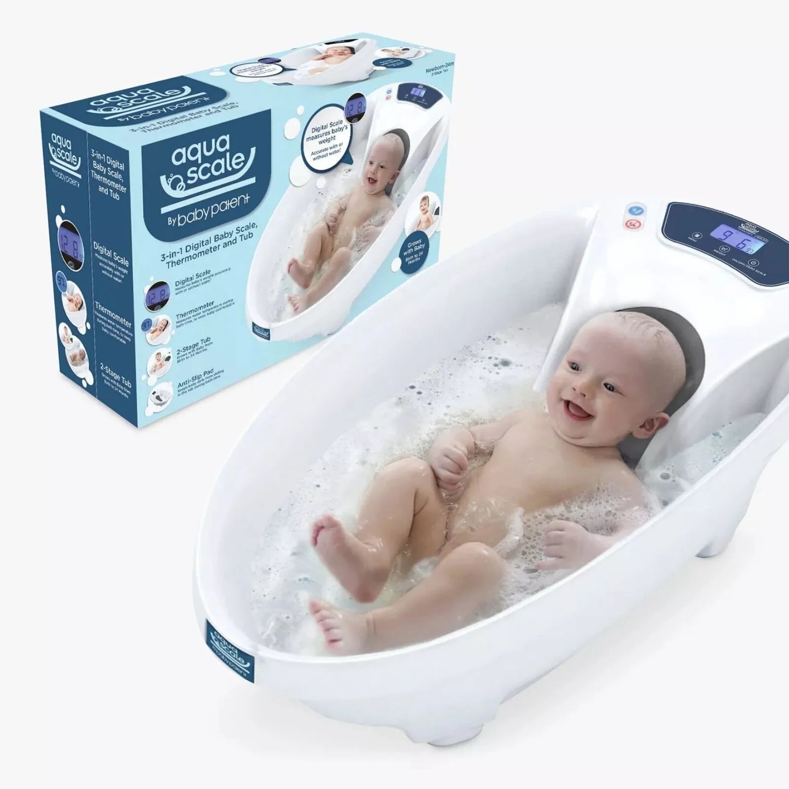 AquaScale V3 Digital Baby Bath - White - ebebek - Black Friday