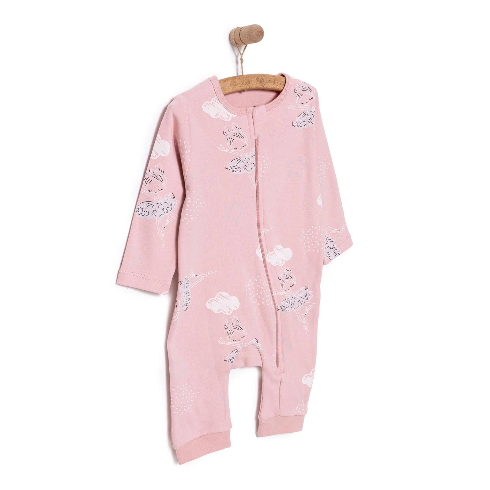 HelloBaby Girl Jumpsuit - Light Pink - ebebek - Black Friday