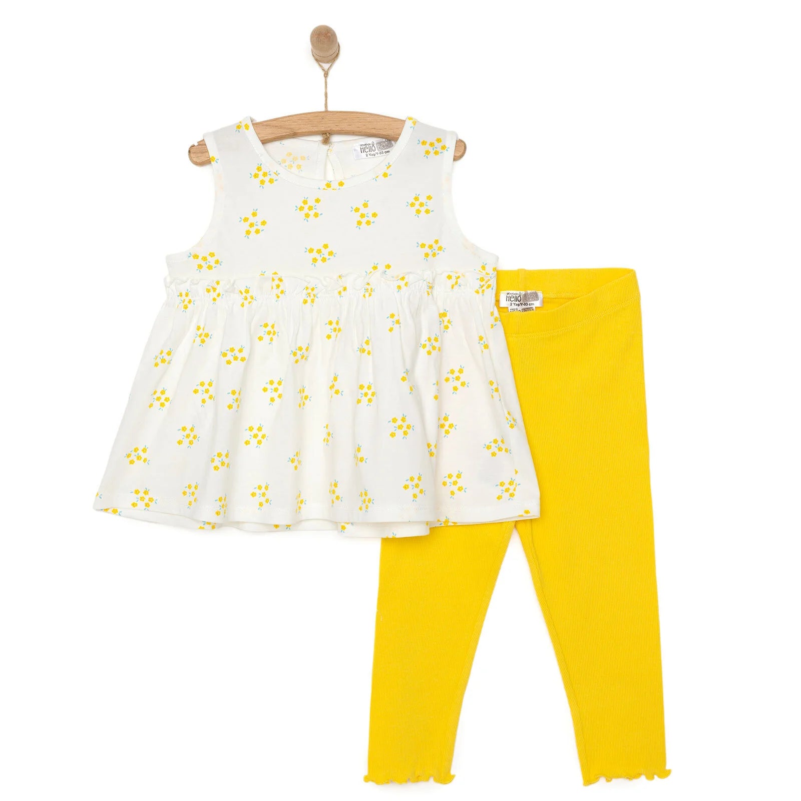 HelloBaby Daisy Girl Blouse - Tights - Ecru - ebebek - Black Friday