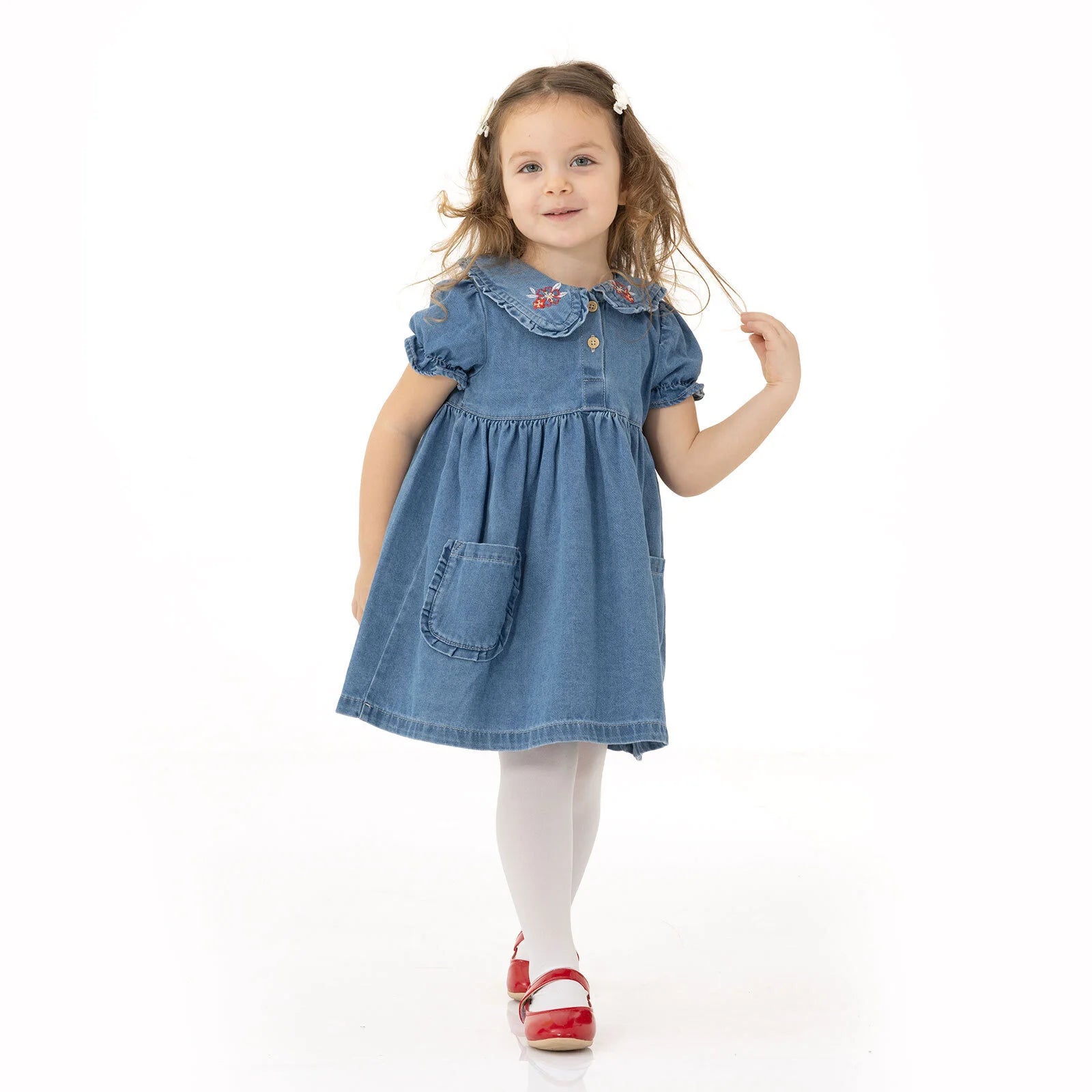 HelloBaby Spring Memories Girl Dress - Indigo - ebebek - Black Friday