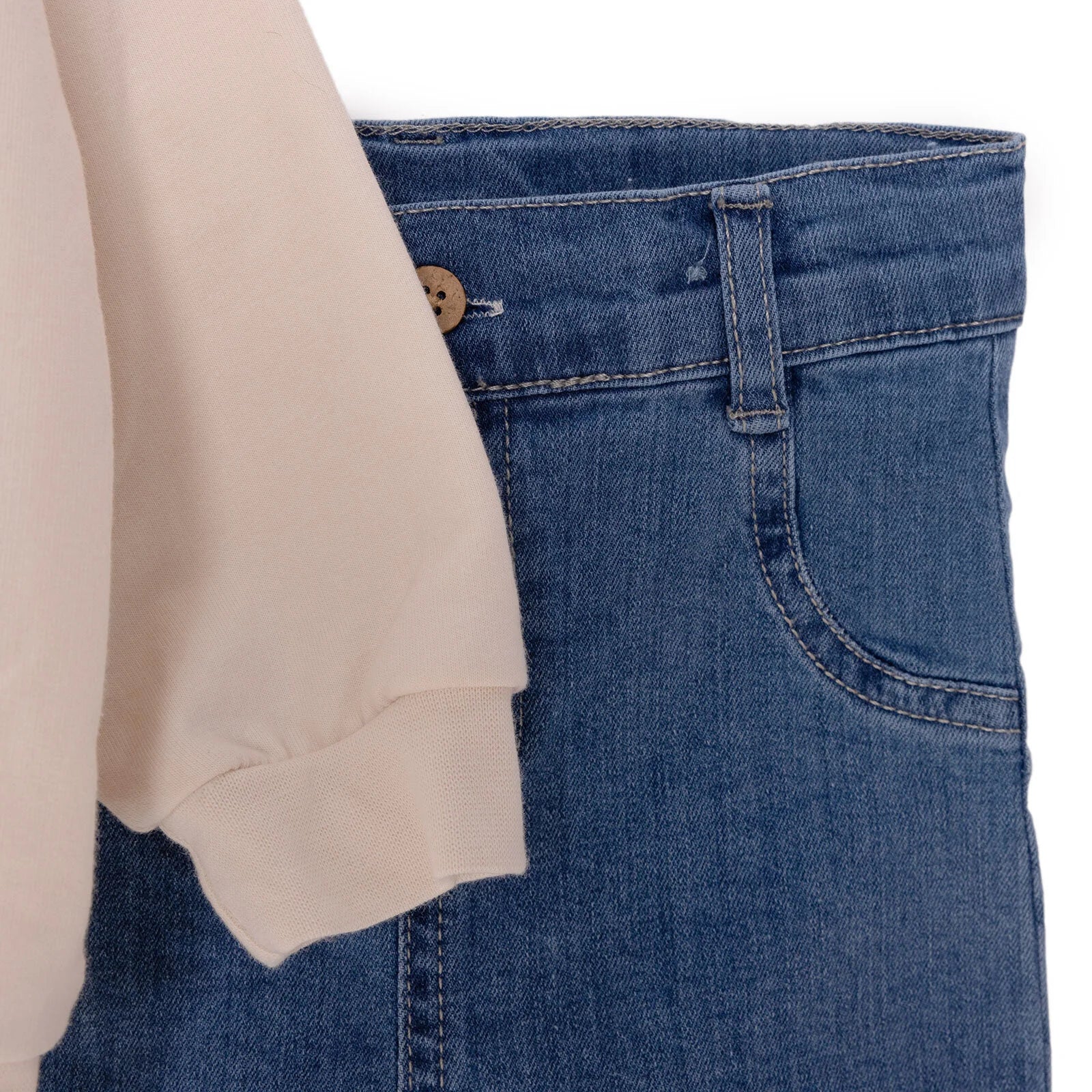 HelloBaby Happy Animals Girl Sweatshirt - Pants - Ecru - ebebek - Black Friday