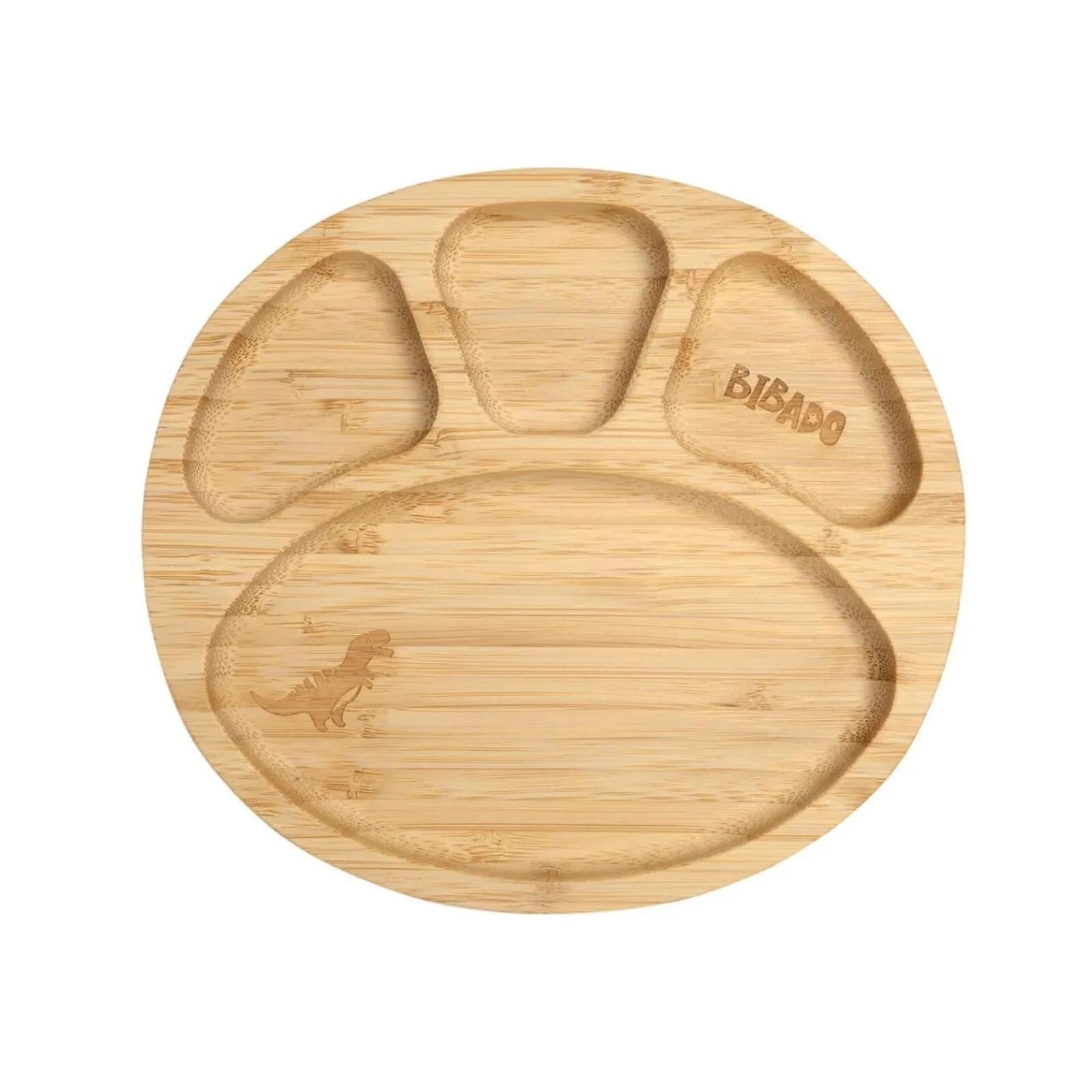 Bibado Natural Bamboo Suction Divider Plate - Mist - ebebek - Black Friday
