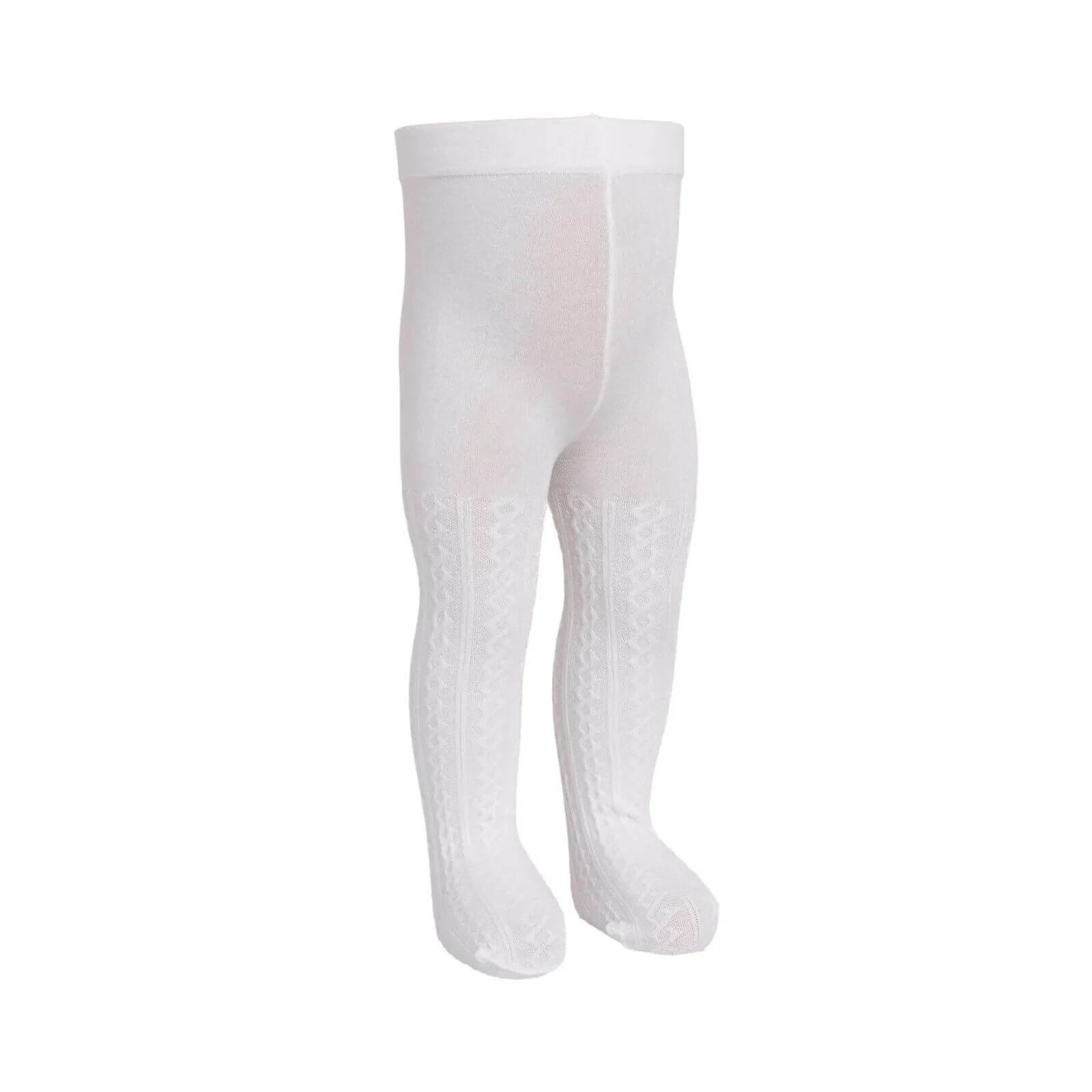 Daymod Jacquard Pantyhose - White - ebebek - Black Friday