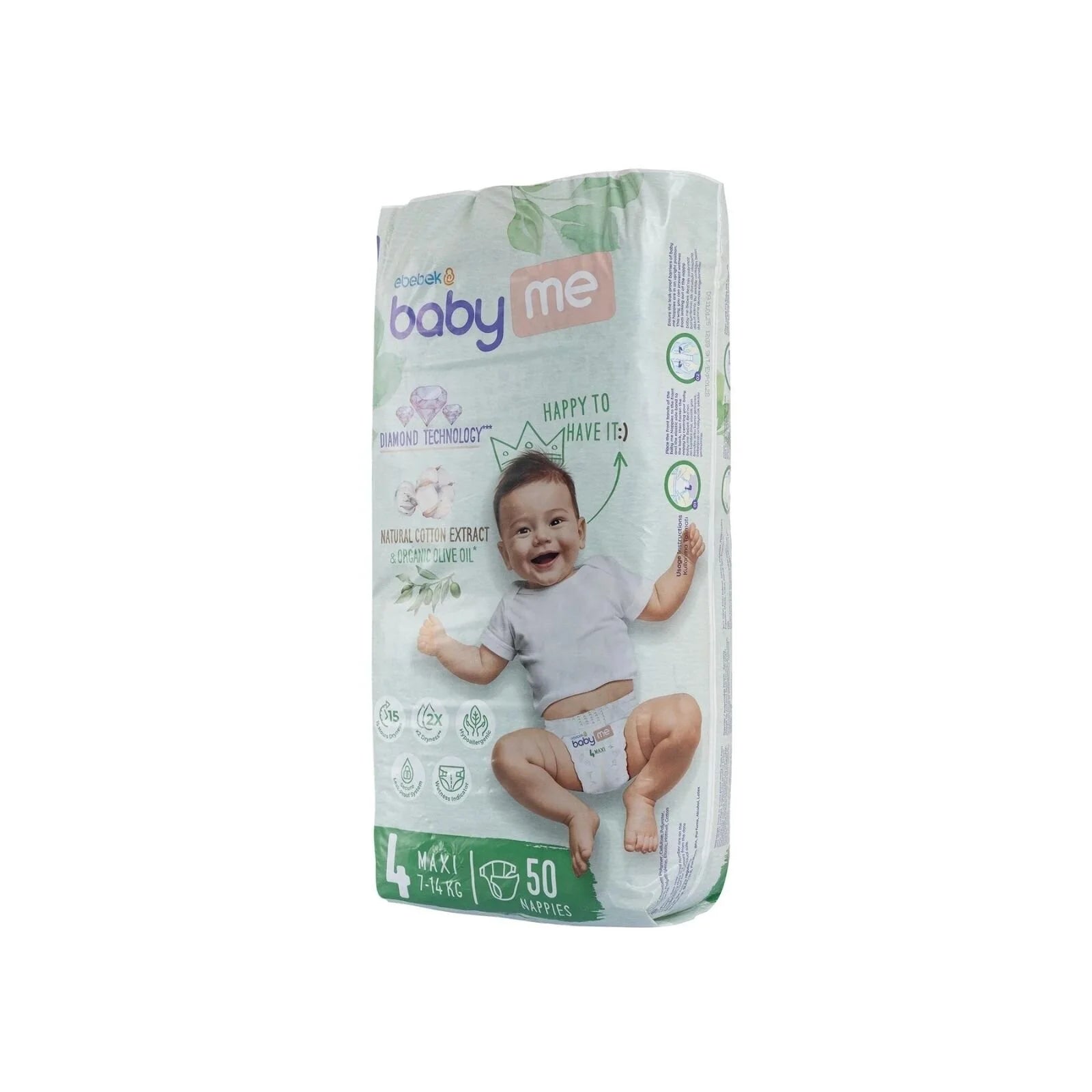baby me Maxi Size 4 nappies - 50 nappies - ebebek - Black Friday