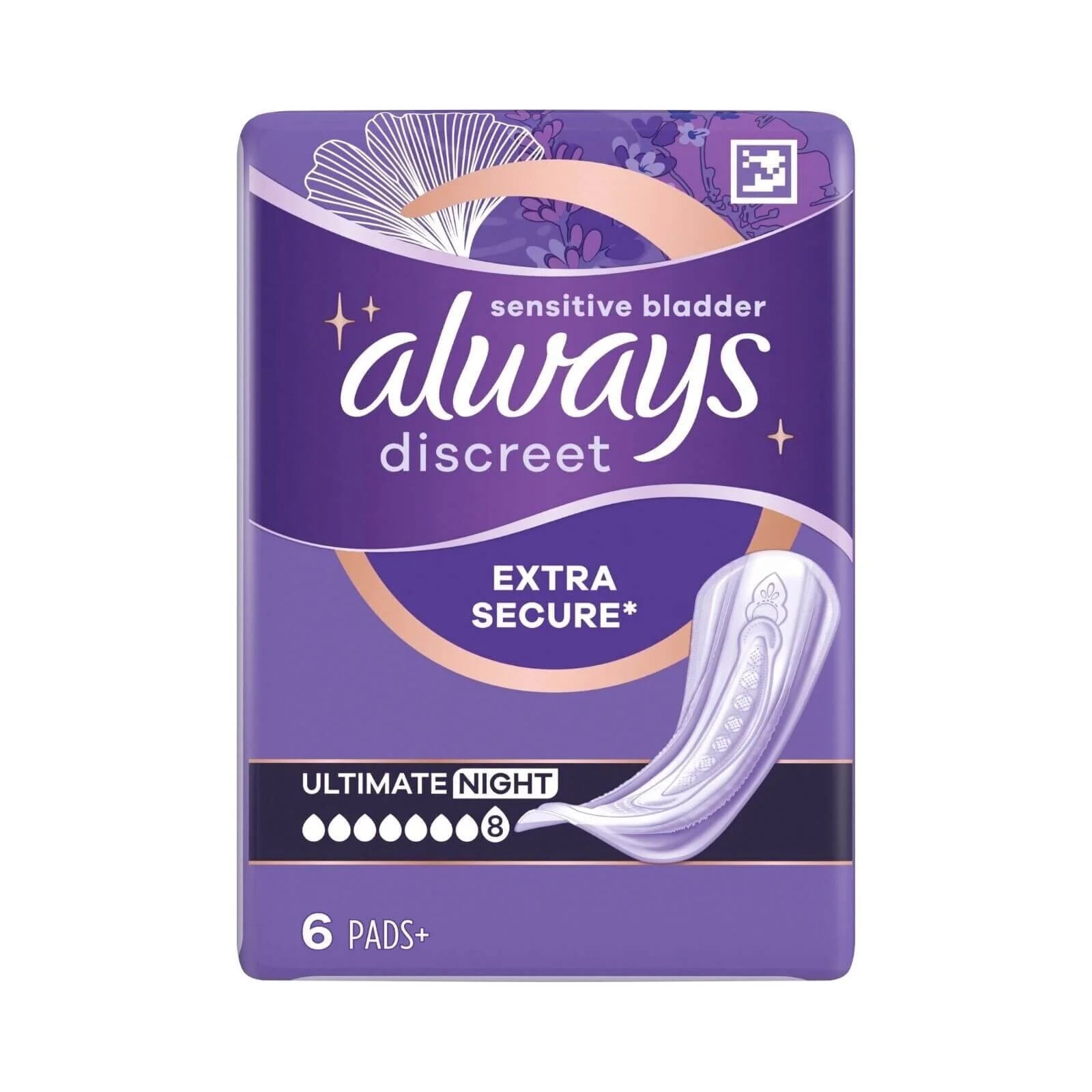 Always Discreet Pads Ultimate Night 6 pcs - ebebek - Black Friday