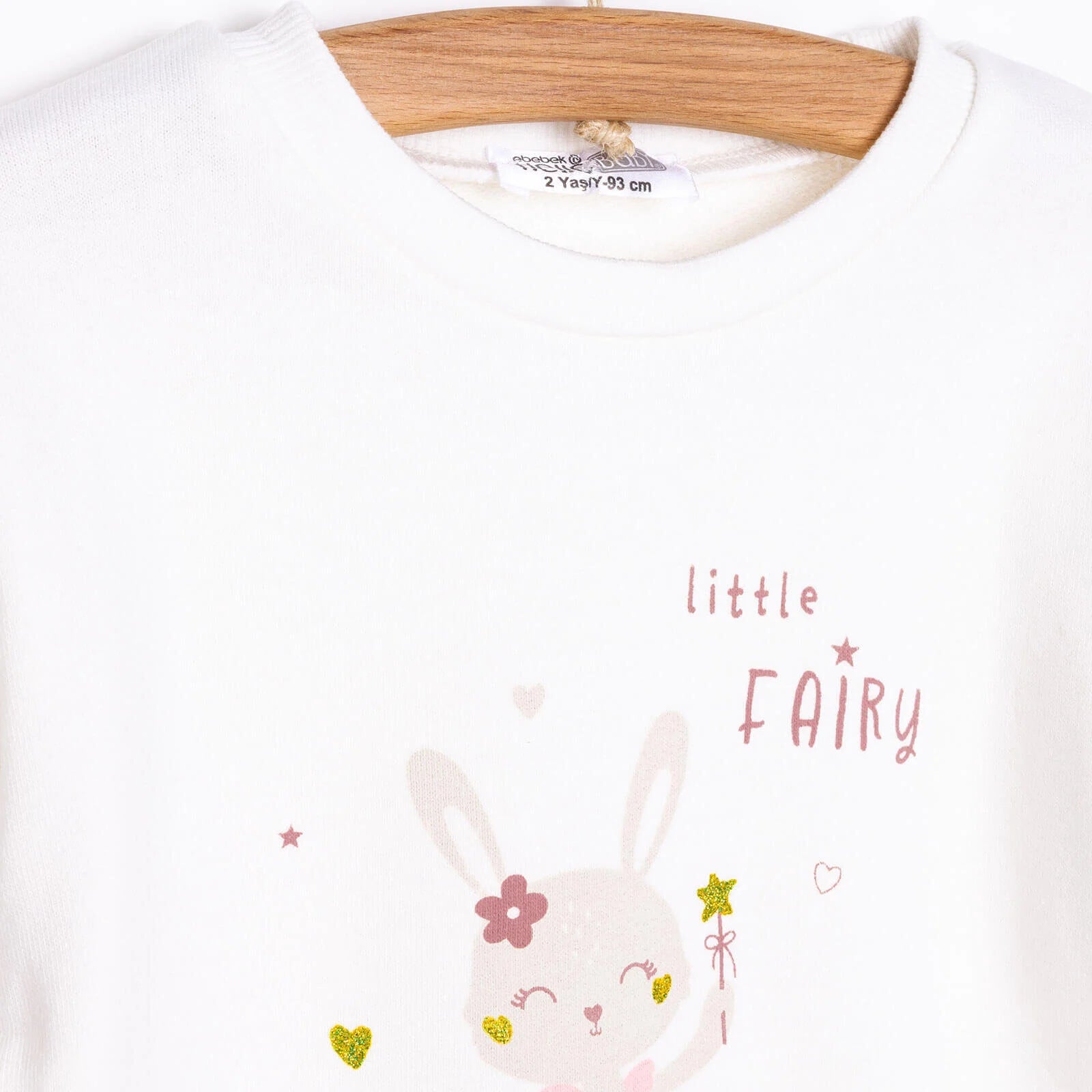 HelloBaby Baby Girl Winter Fairytale Sweatshirt - Ecru - ebebek - Black Friday