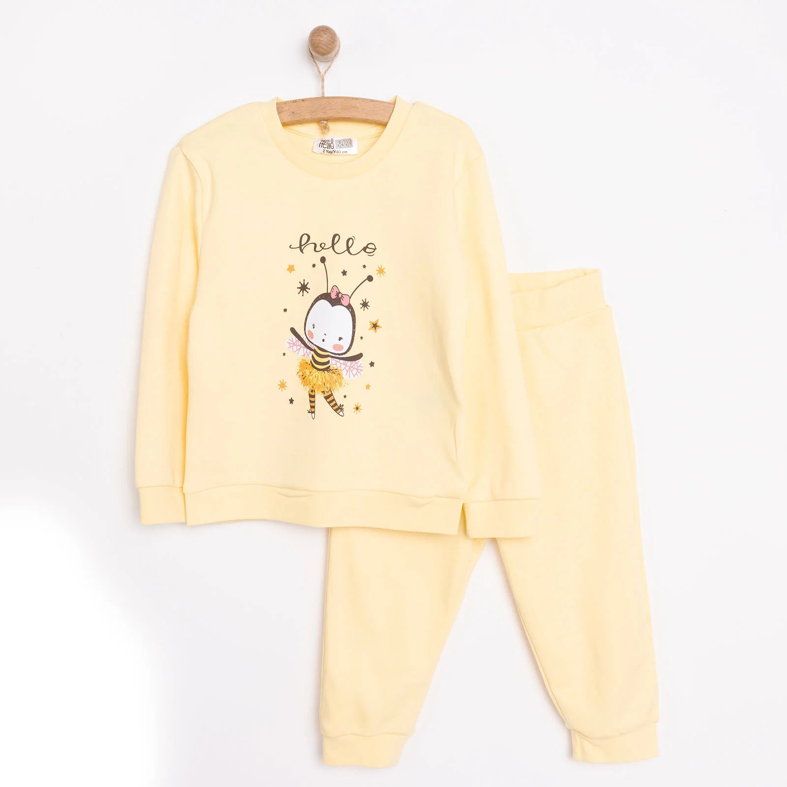 HelloBaby Basic Girl Jogging Set - Yellow - ebebek - Black Friday