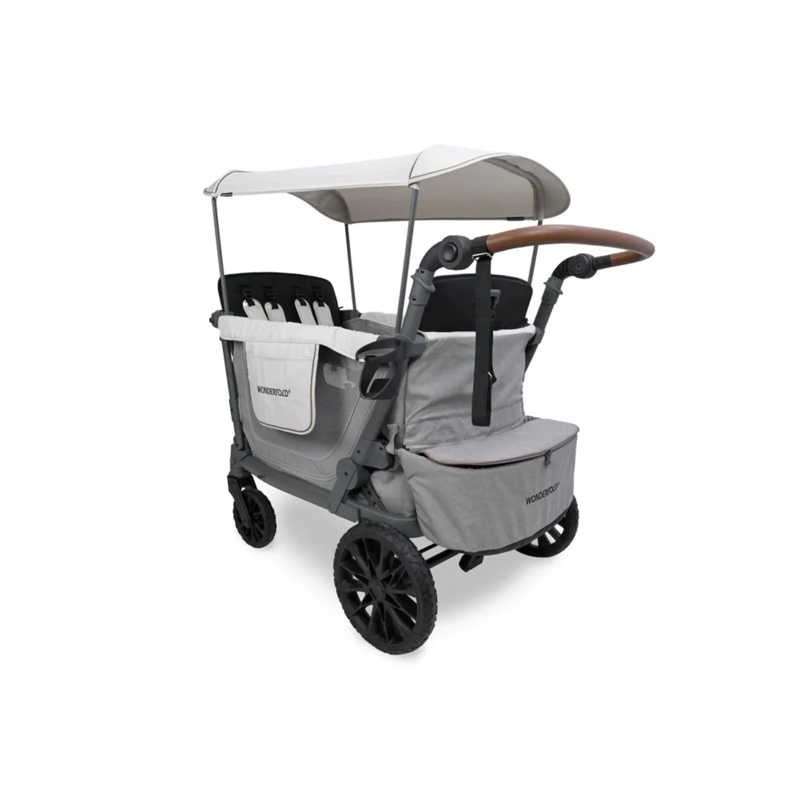 Wonderfold L4 Quad Stroller Wagon - Grey - ebebek - Black Friday