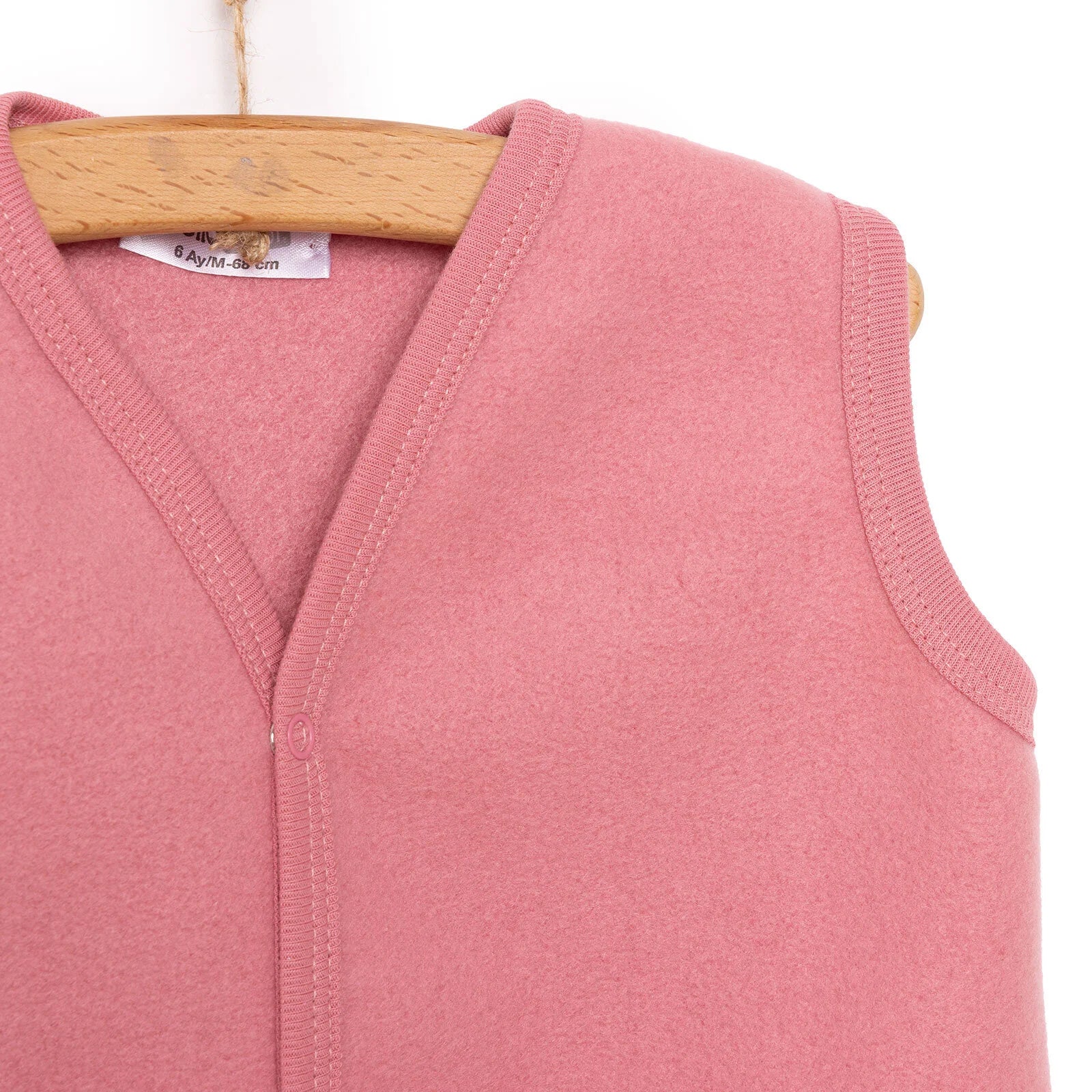HelloBaby Basic Fleece Vest - Light Rose - ebebek - Black Friday