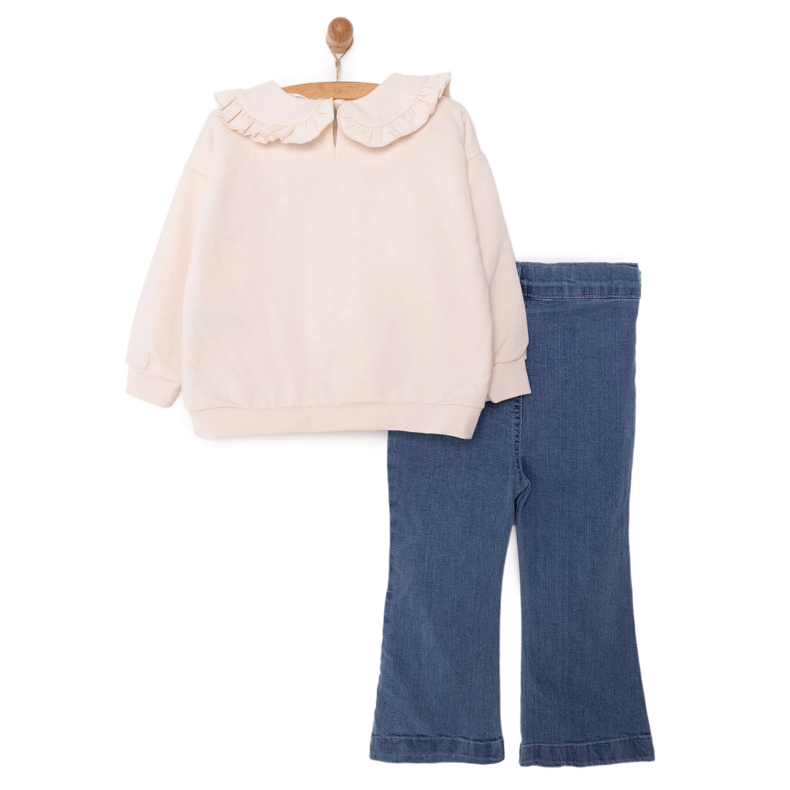 HelloBaby Happy Animals Girl Sweatshirt - Pants - Ecru - ebebek - Black Friday