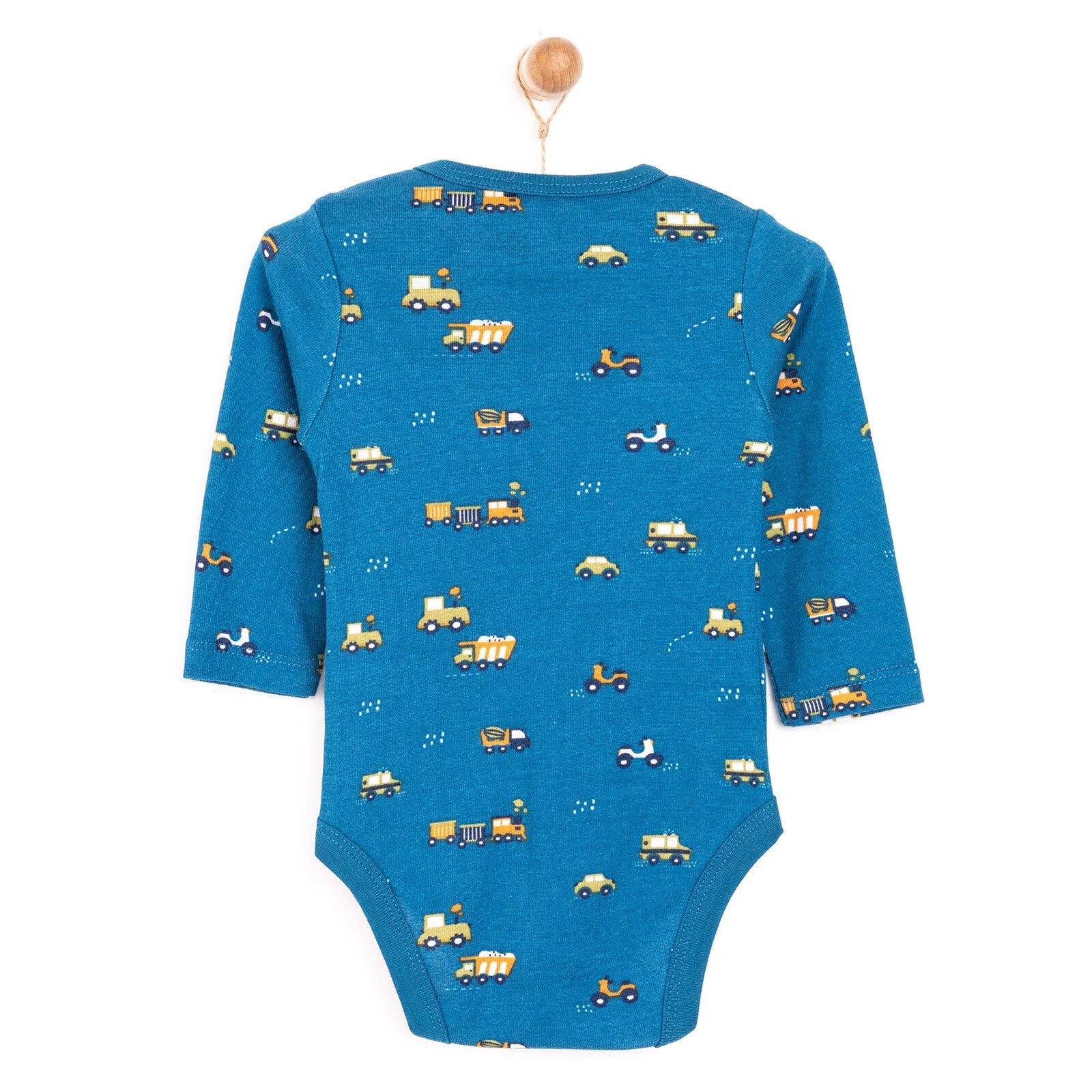 HelloBaby Baby Boy Long Sleeve Body - Dark Green - ebebek - Black Friday