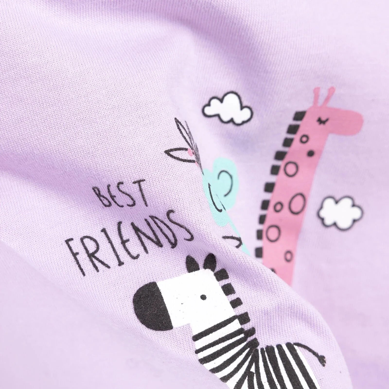 HelloBaby Basic Animal Printed Tshirt - Purple - ebebek - Black Friday