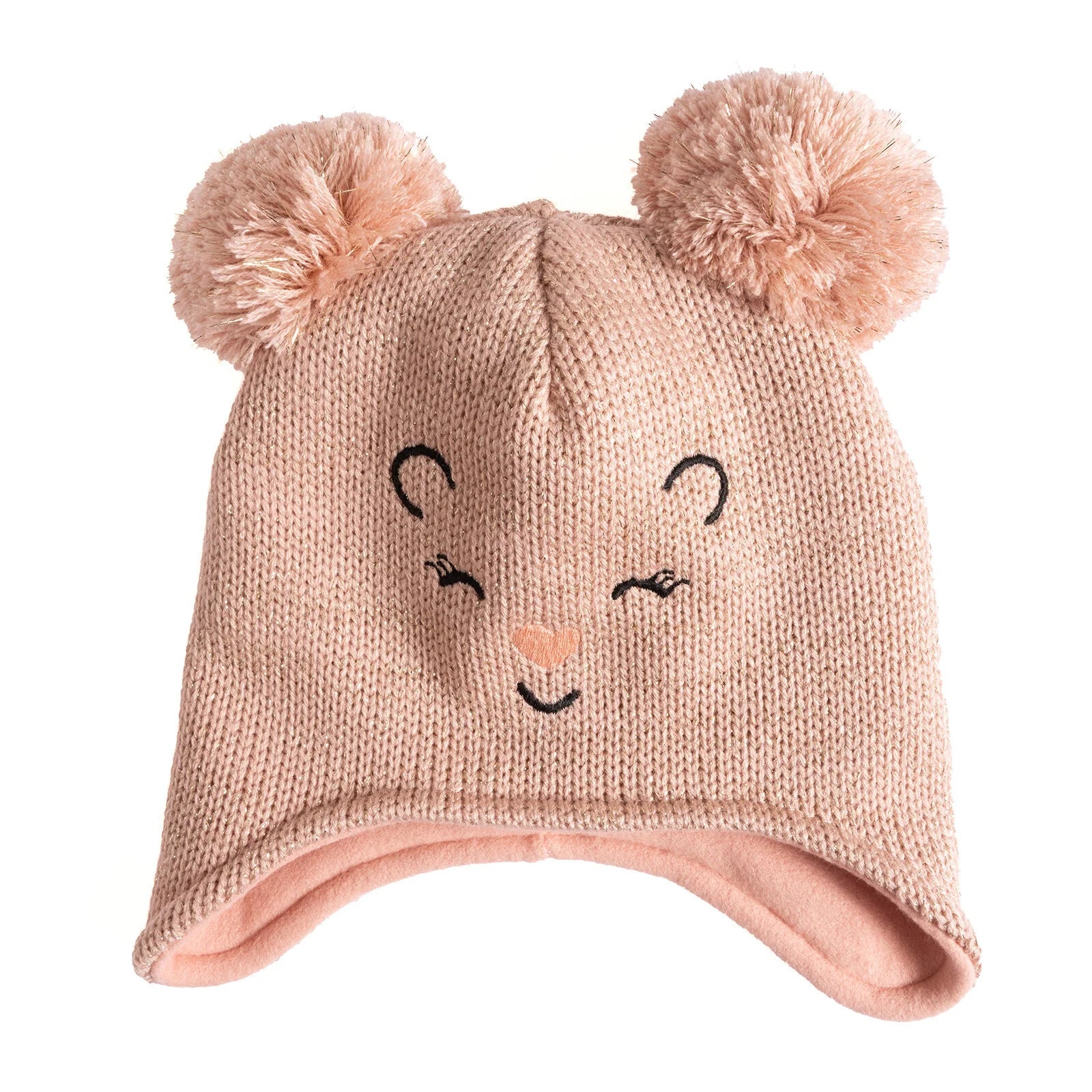 Fonem Baby Girl Animal Printed Beanie - Powder - ebebek - Black Friday