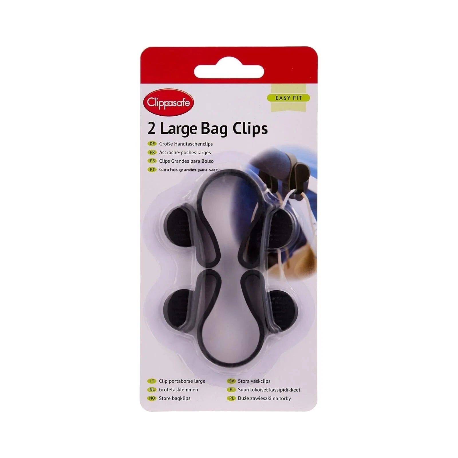 Clippasafe Large Pram & Stroller Bag Clips 2 pcs - ebebek - Black Friday