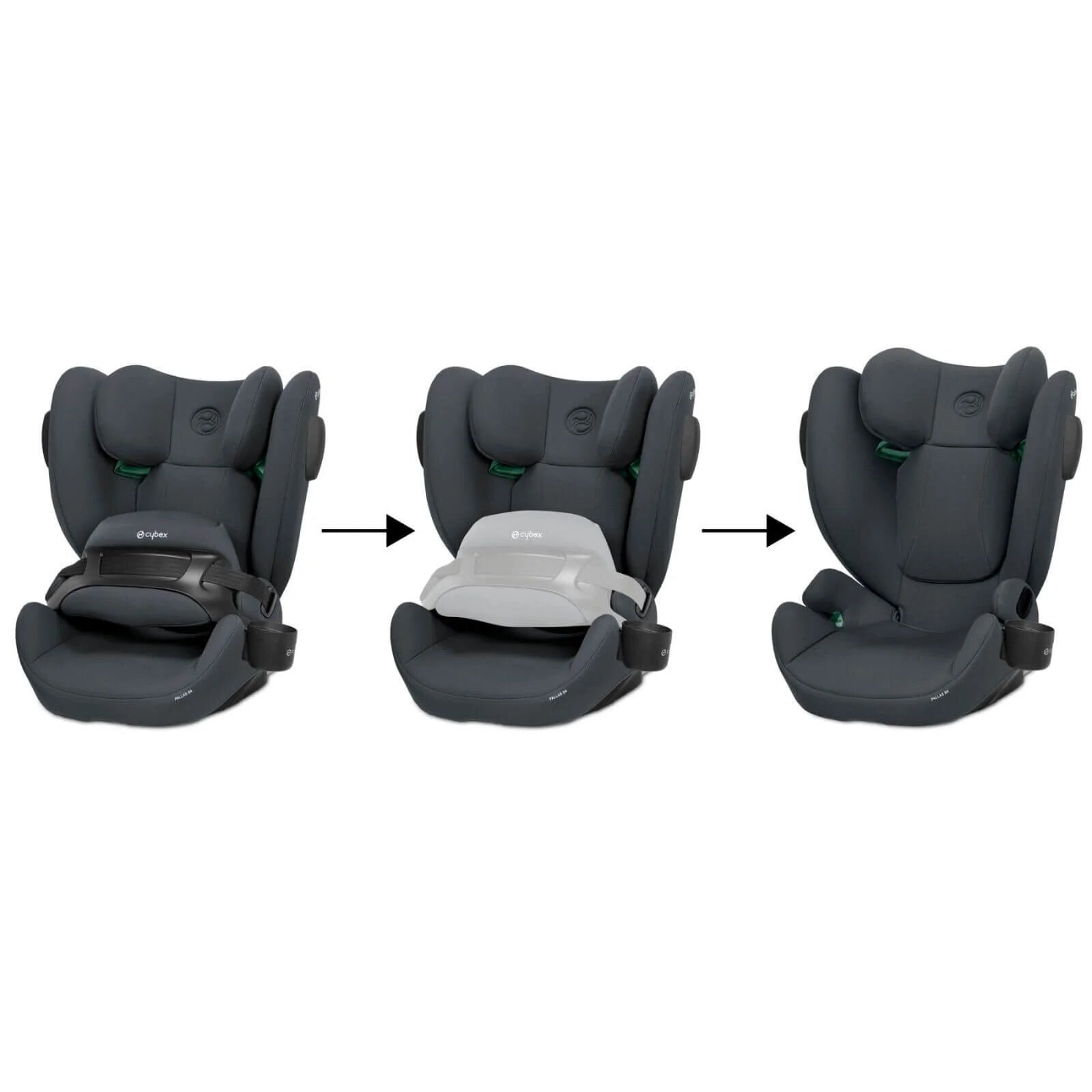 Cybex Pallas B4 i - Size Group 1/2/3 Car Seat (9 Months to 12 Years) - Cobblestone Grey - ebebek - Black Friday
