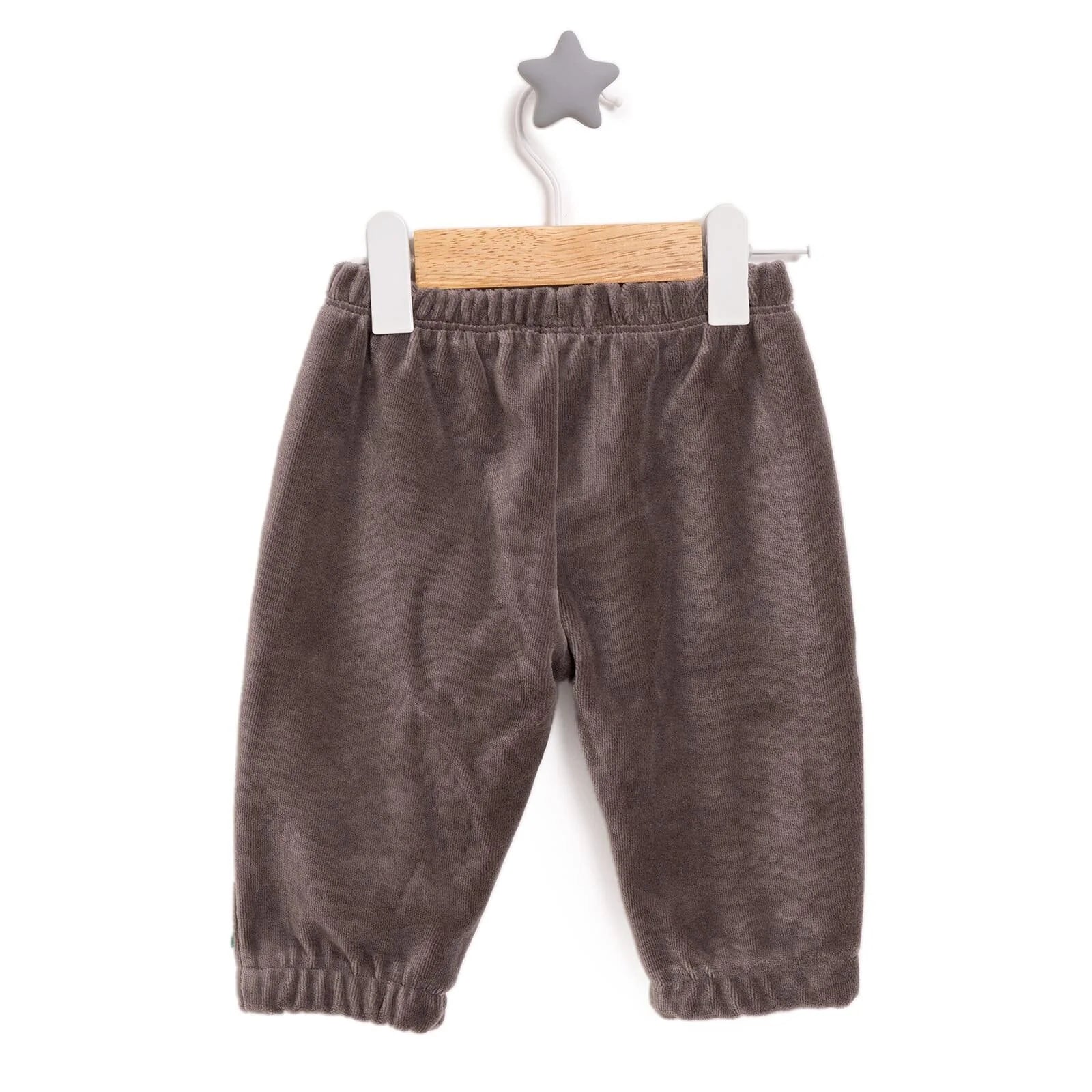 HelloBaby Basic Velvet Rubber Joggers - Anthracite - ebebek - Black Friday