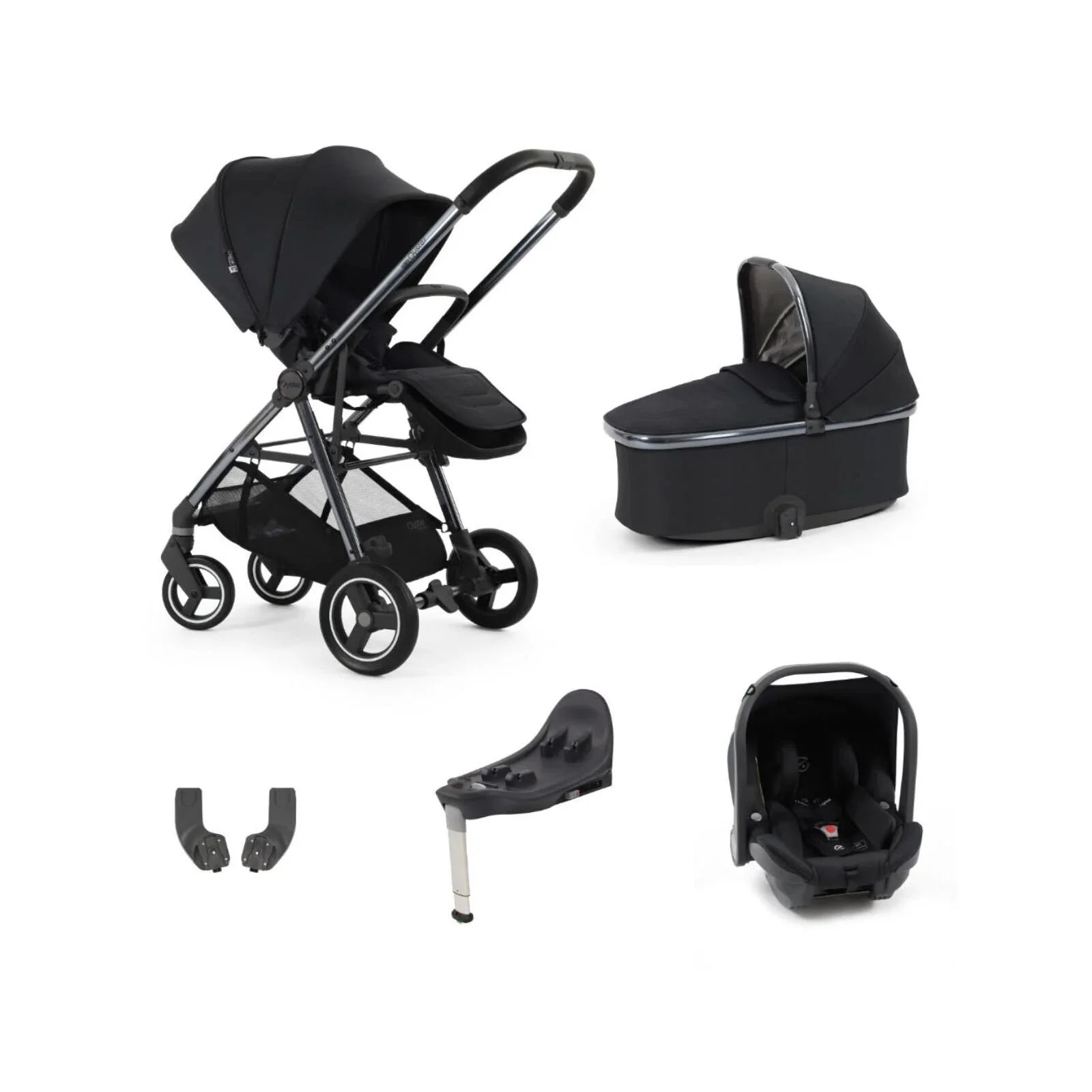 Oyster Gravity+ Stroller 5 pcs Bundle - Carbonite Carbonite - ebebek - Christmas