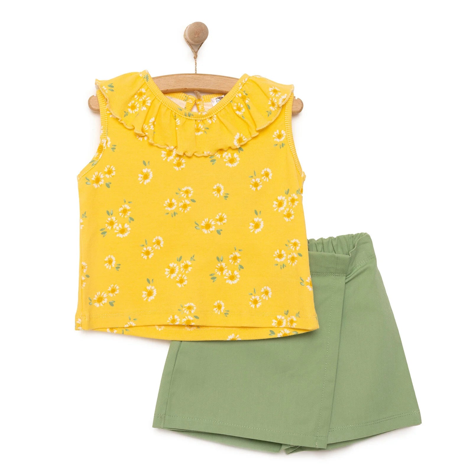 HelloBaby Sun Flower Girl Blouse & Short - Yellow - ebebek - Black Friday