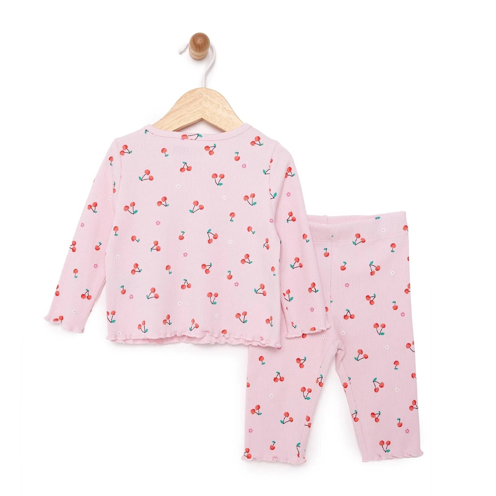 HelloBaby Girl Long Sleeve Pyjamas Set - Pink - ebebek - Black Friday