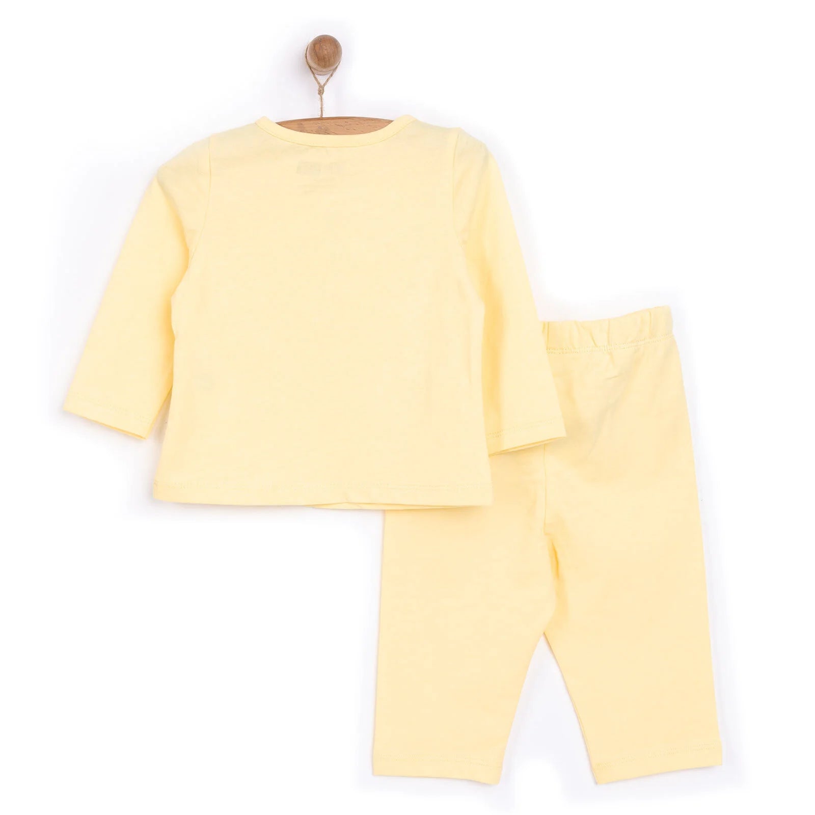 HelloBaby Girl Long Sleeve Pyjamas Set - Yellow - ebebek - Black Friday