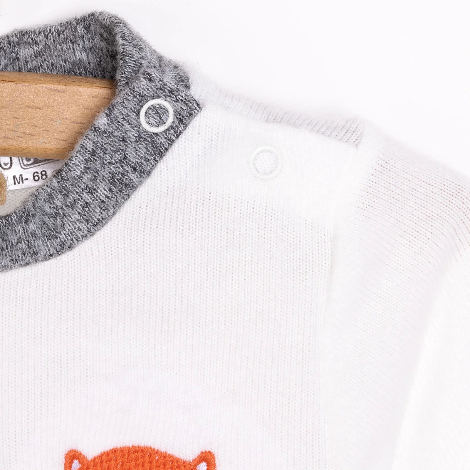 HelloBaby Boy Long Sleeve Pyjamas Set - Ecru - ebebek - Black Friday