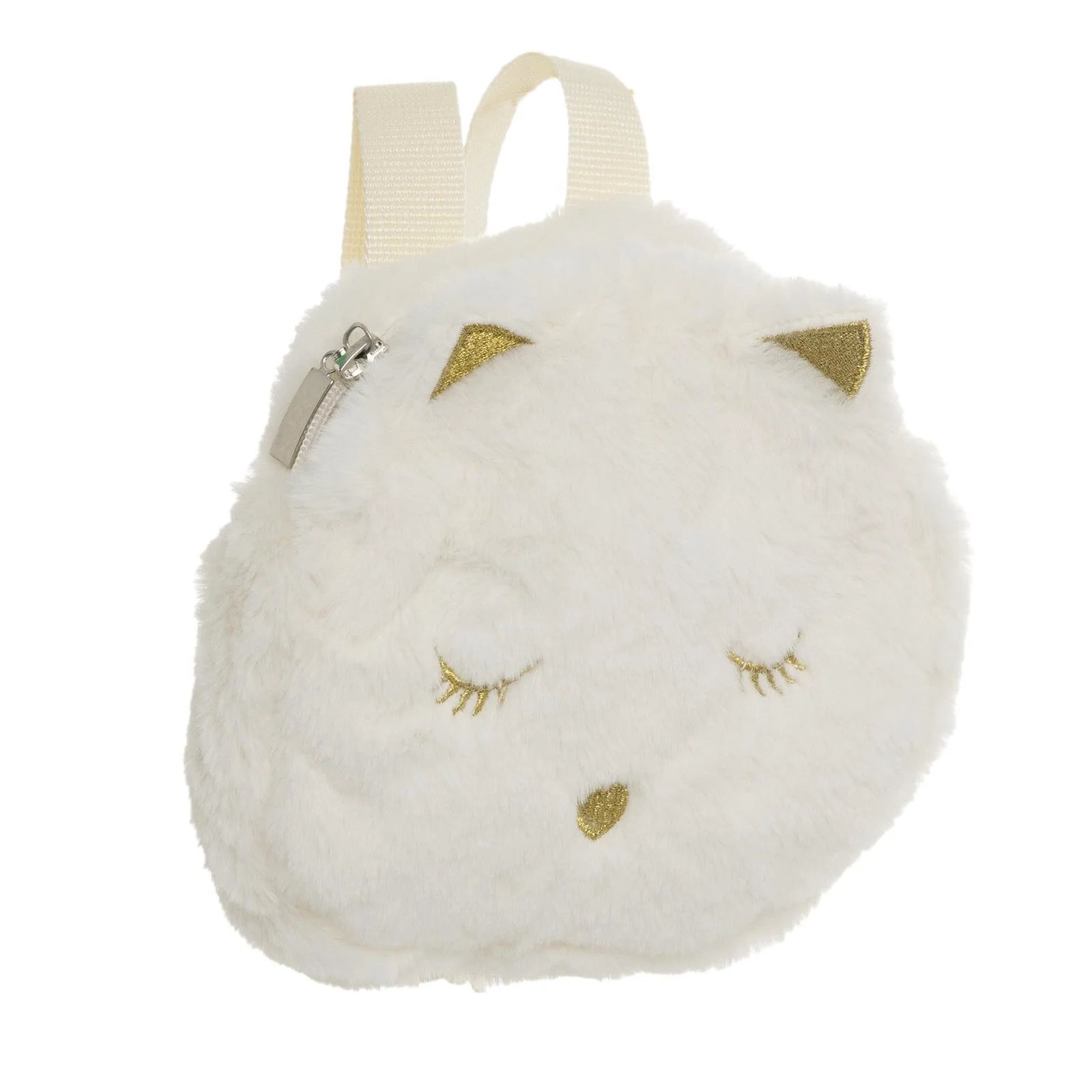 HelloBaby Cat Plush Baby Girl Backpack - Ecru - ebebek - Black Friday