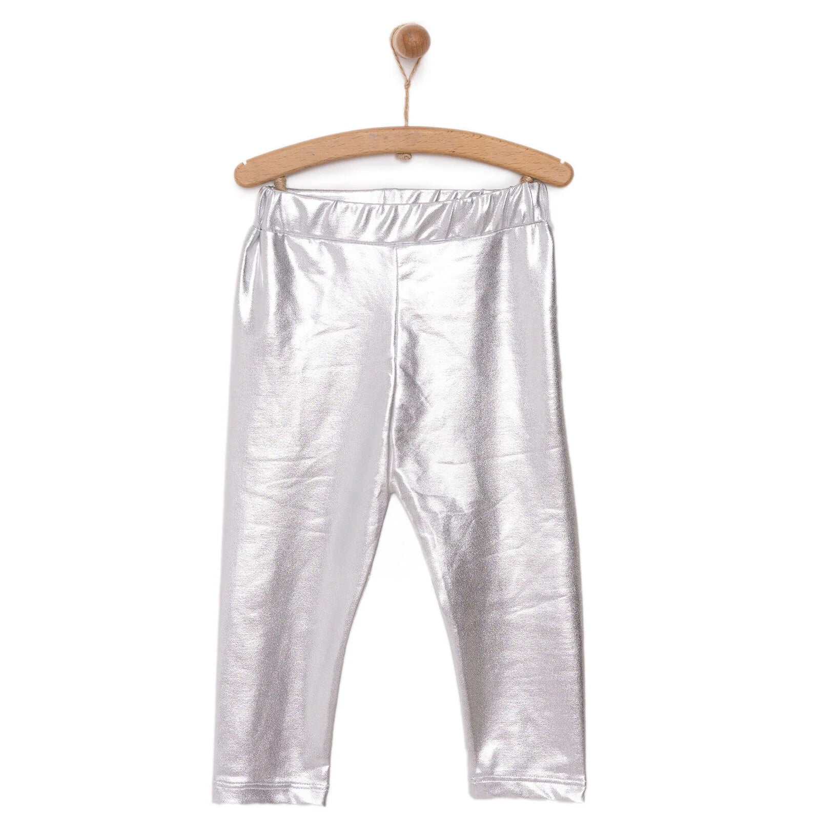 HelloBaby Metallic Girl Leggings - Silver - ebebek - Black Friday