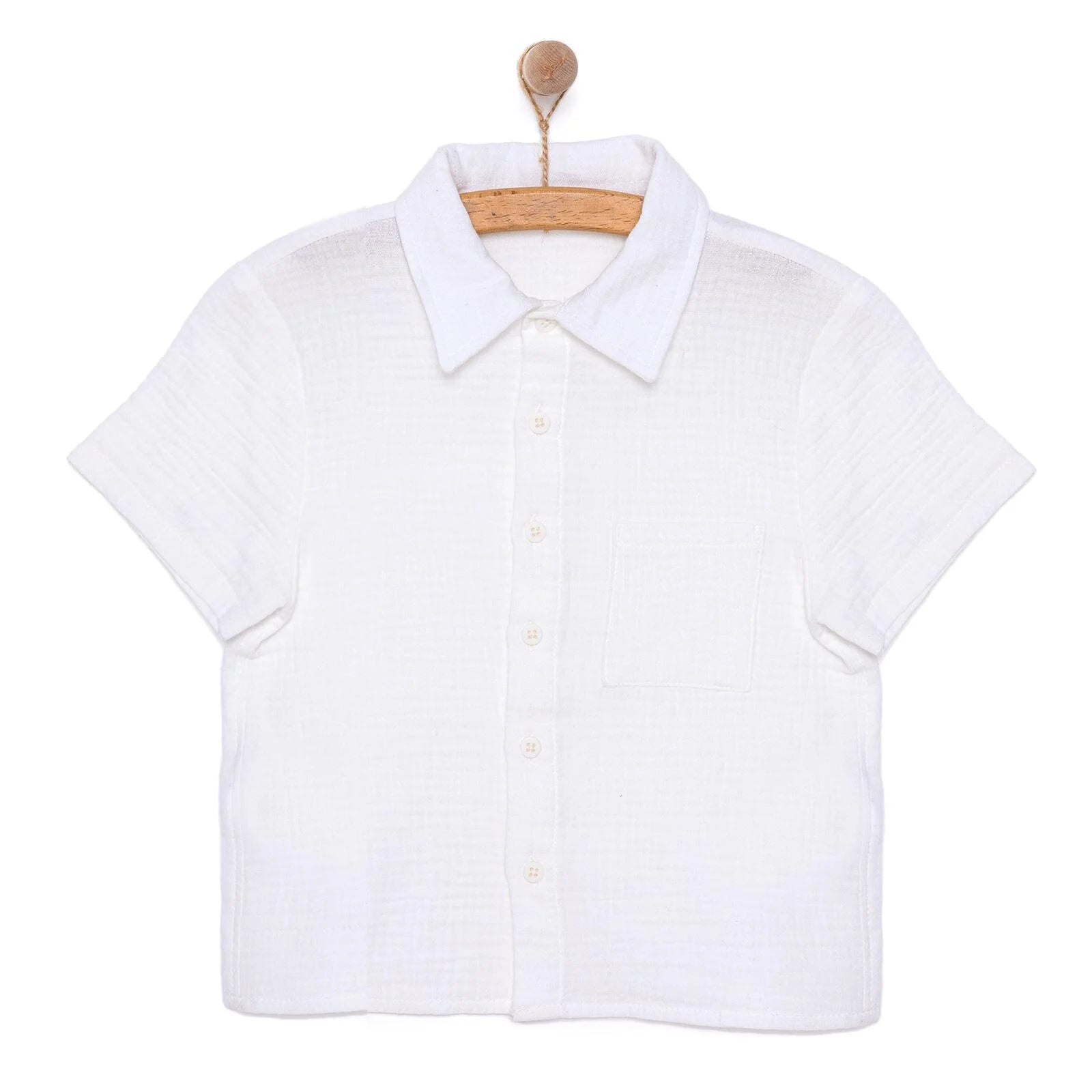 HelloBaby Aqua Dreams Boy Shirt - Ecru - ebebek - Black Friday