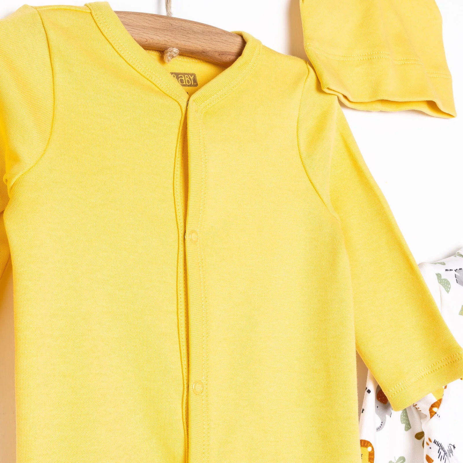 HelloBaby Newborn 2pcs Jumpsuit - Hat - Green - ebebek - Black Friday