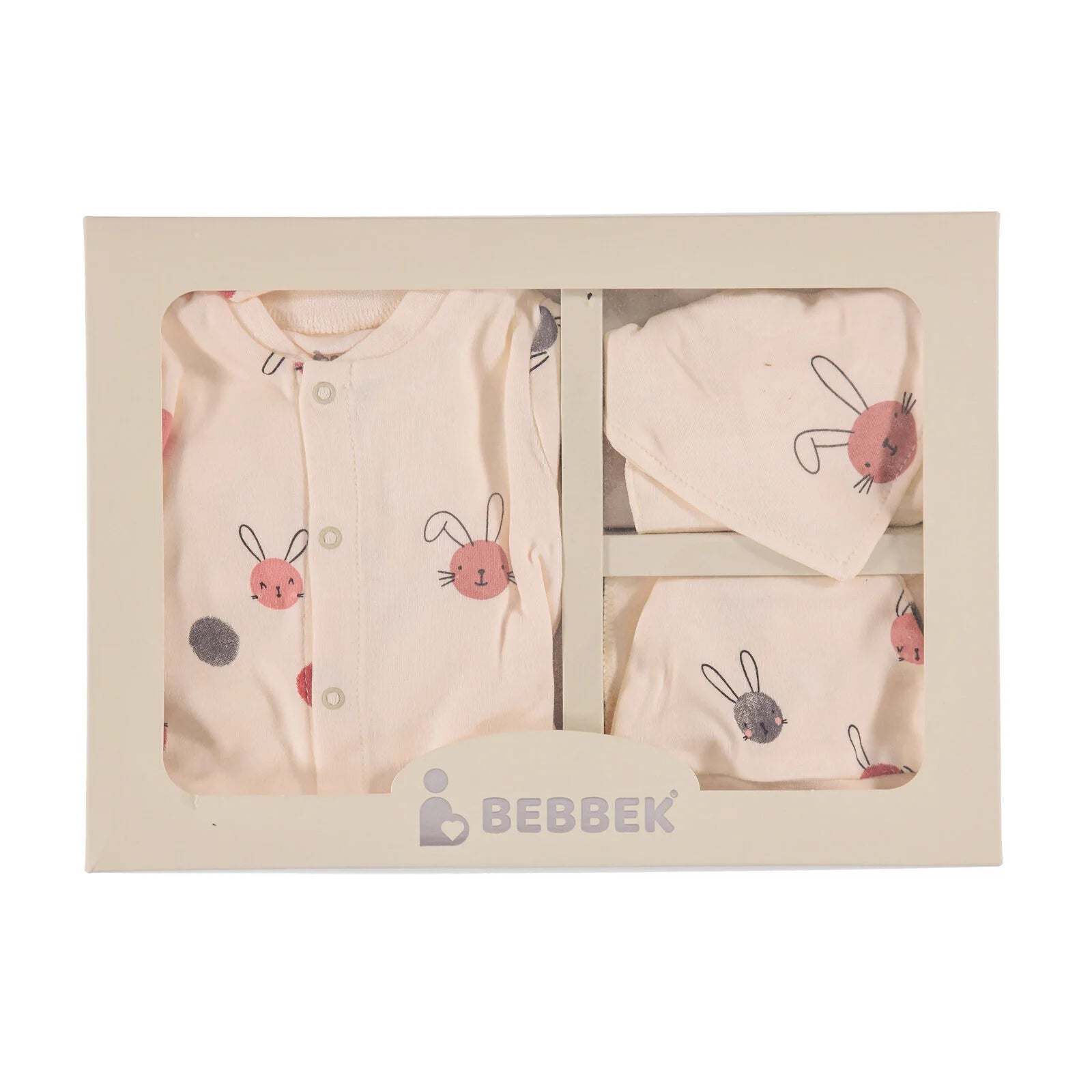 Bebbek Baby Girl 5 Pcs Newborn Gift Starter Set - Beige - ebebek - Black Friday