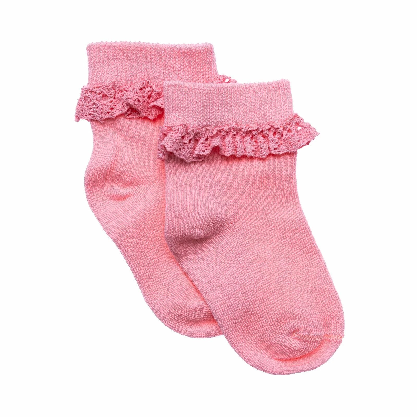 HelloBaby Girl Socks with Lace - Pink - ebebek - Black Friday