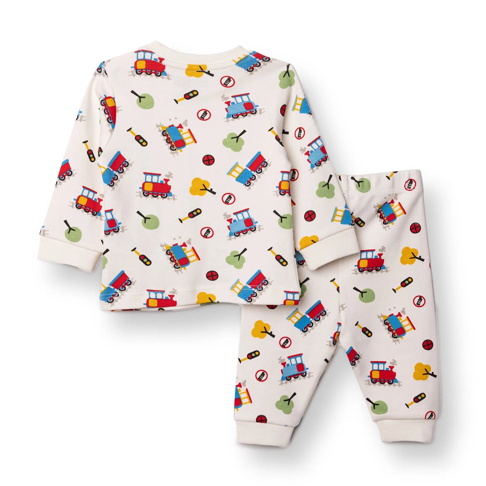 HelloBaby Christmas Baby Boy Long Sleeve Pyjamas Set - Ecru - ebebek - Black Friday