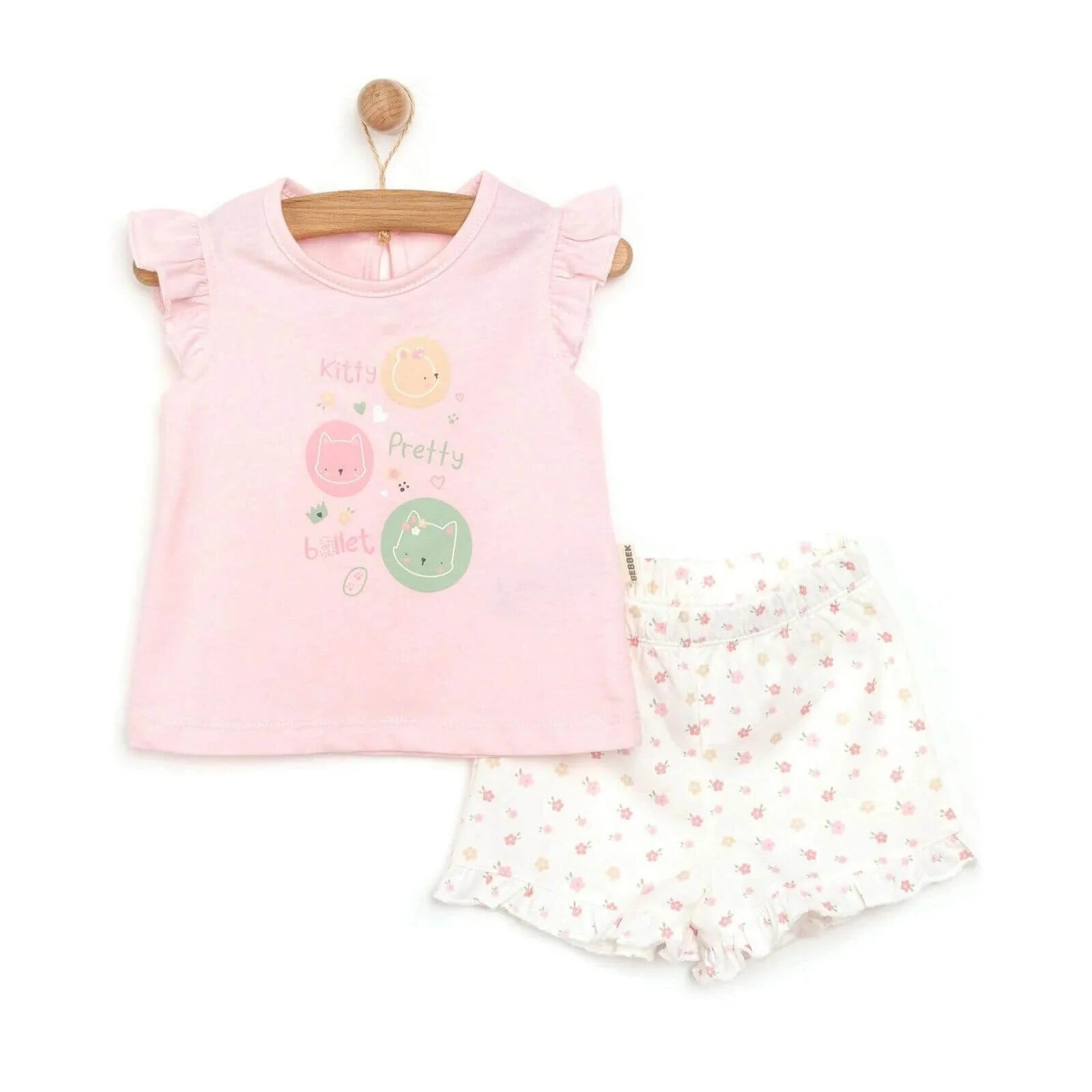 Bebbek Newborn Tshirt - Short - Pink - ebebek - Black Friday